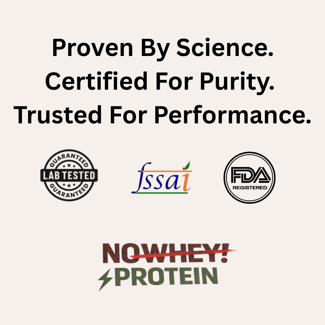 FSSAI Approved, Lab Tested, FDA Registered certifications