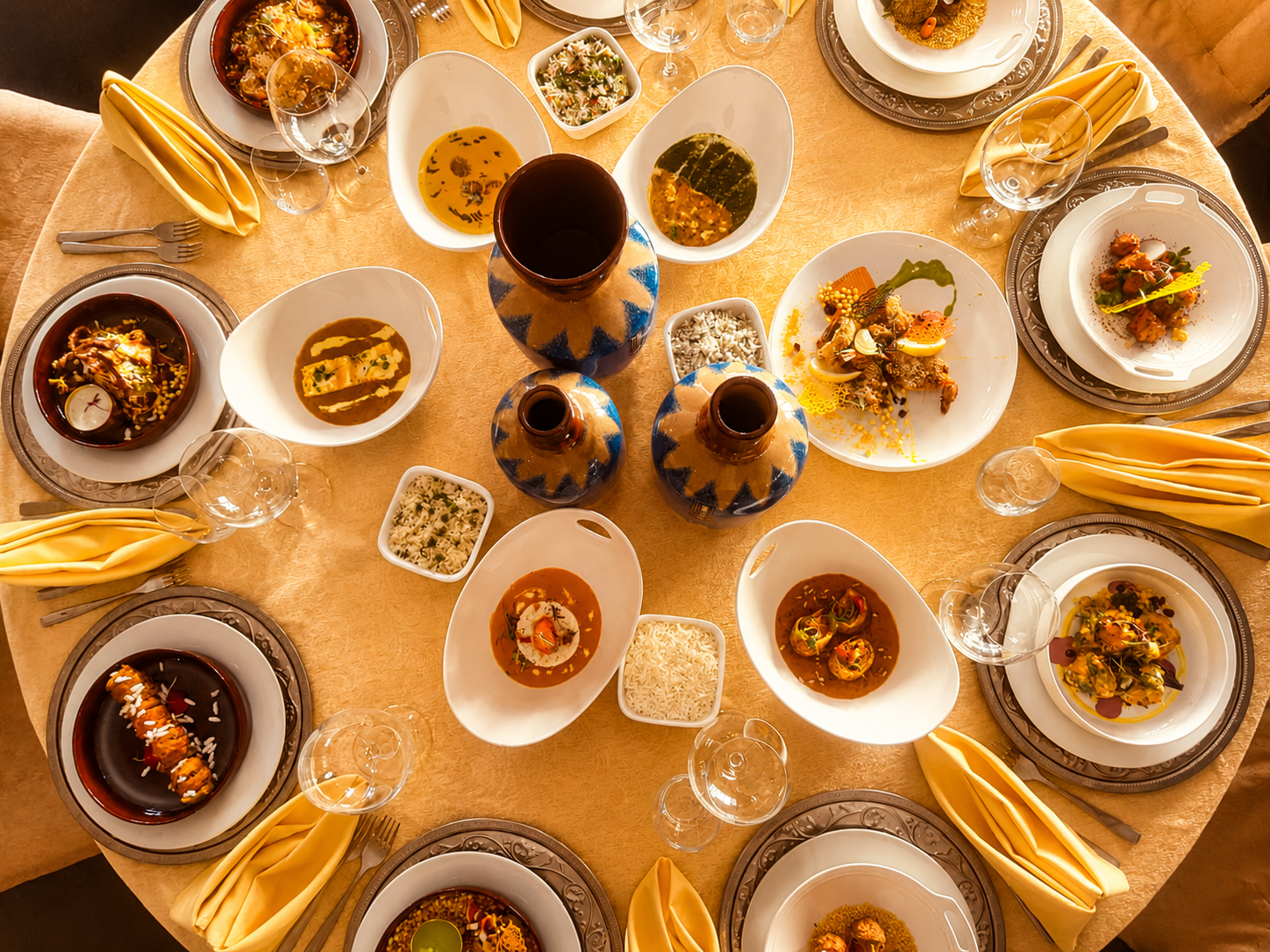 A table that tells a story.