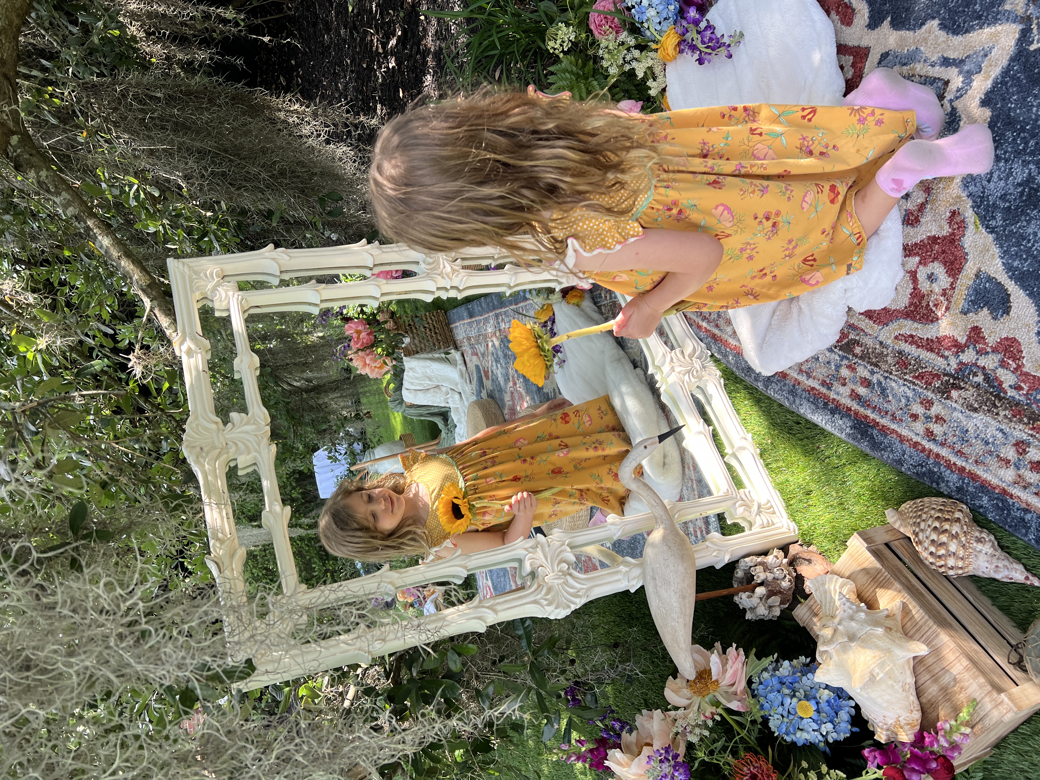 Little girl at Honey Bears luxury picnic
