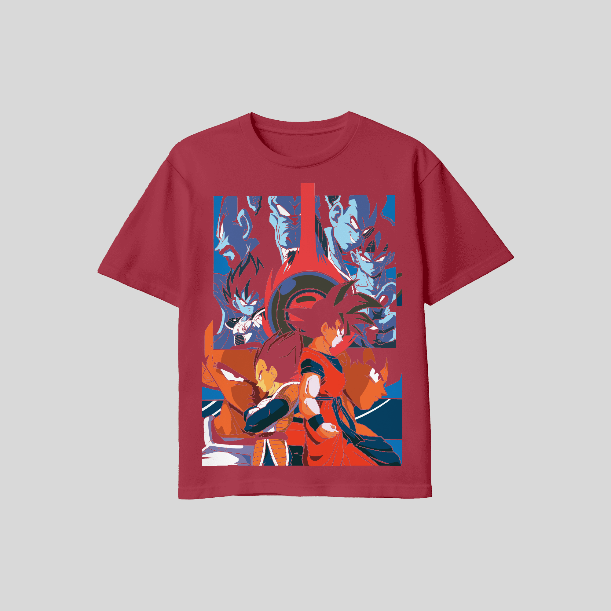 DBZ Saiyan Crimson Kids Tee
