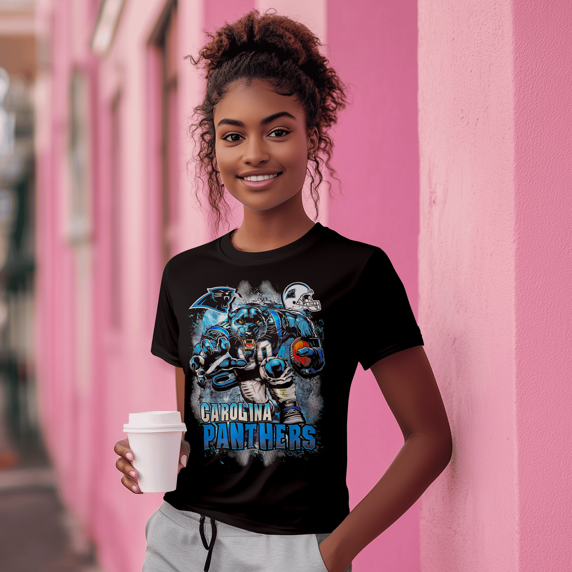 Carolina Panthers Lifestyle Tee - Black