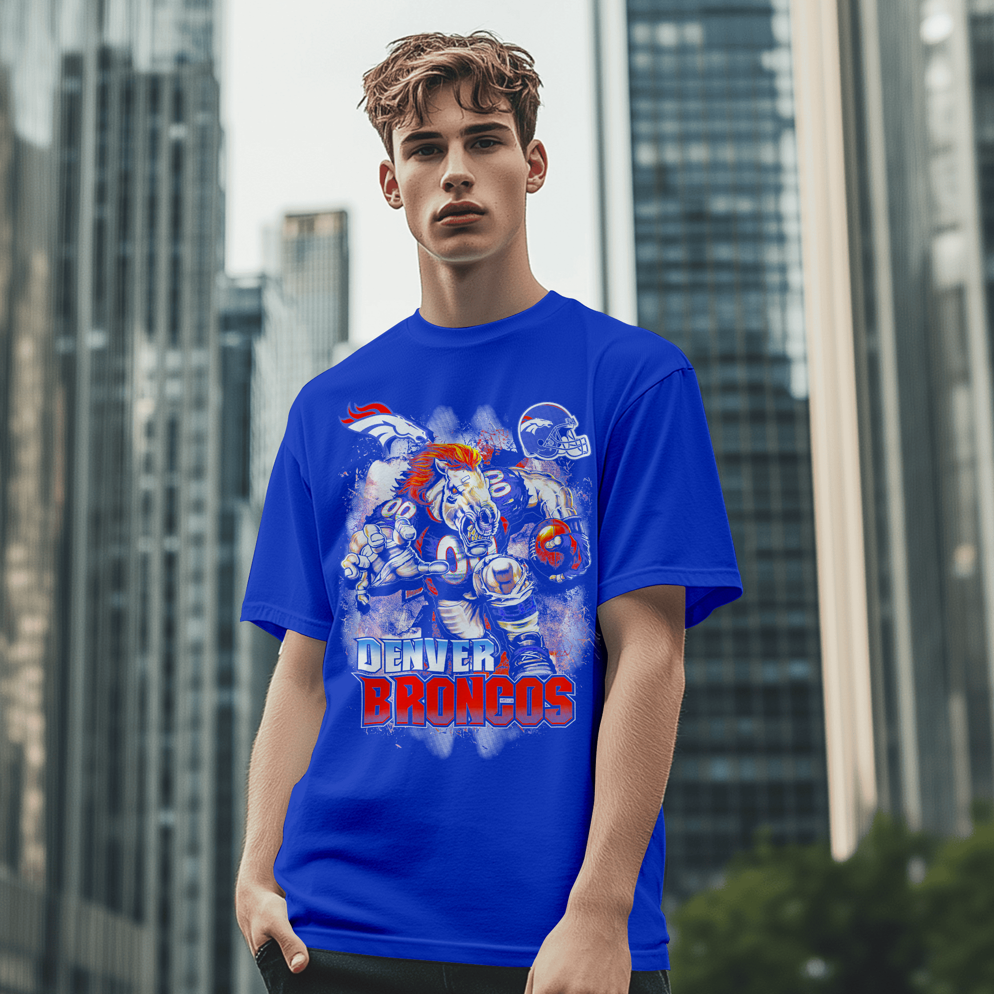 Denver Broncos Tee - Blue