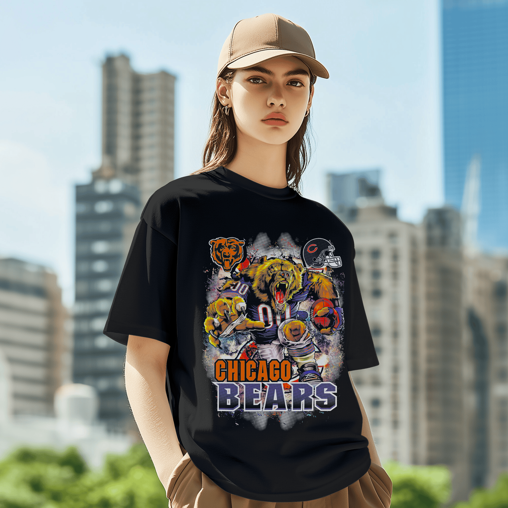 Chicago Bears Tee - Black