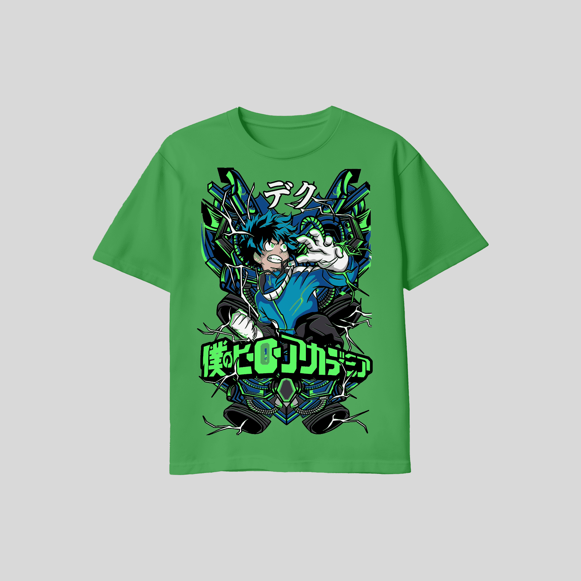 My Hero Academia Deku Kids Tee — Green
