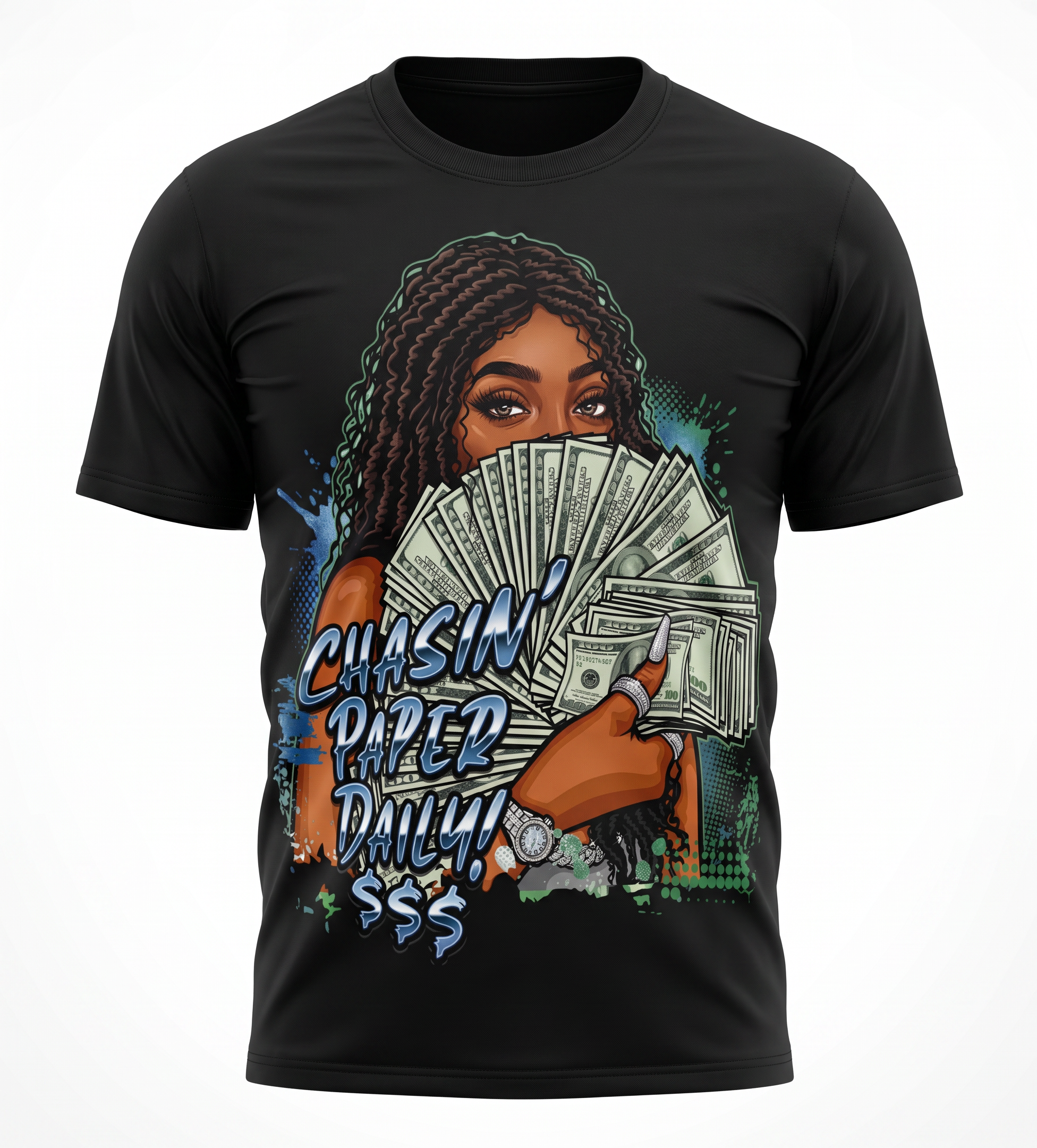 Chasin' Paper Daily Tee - Black