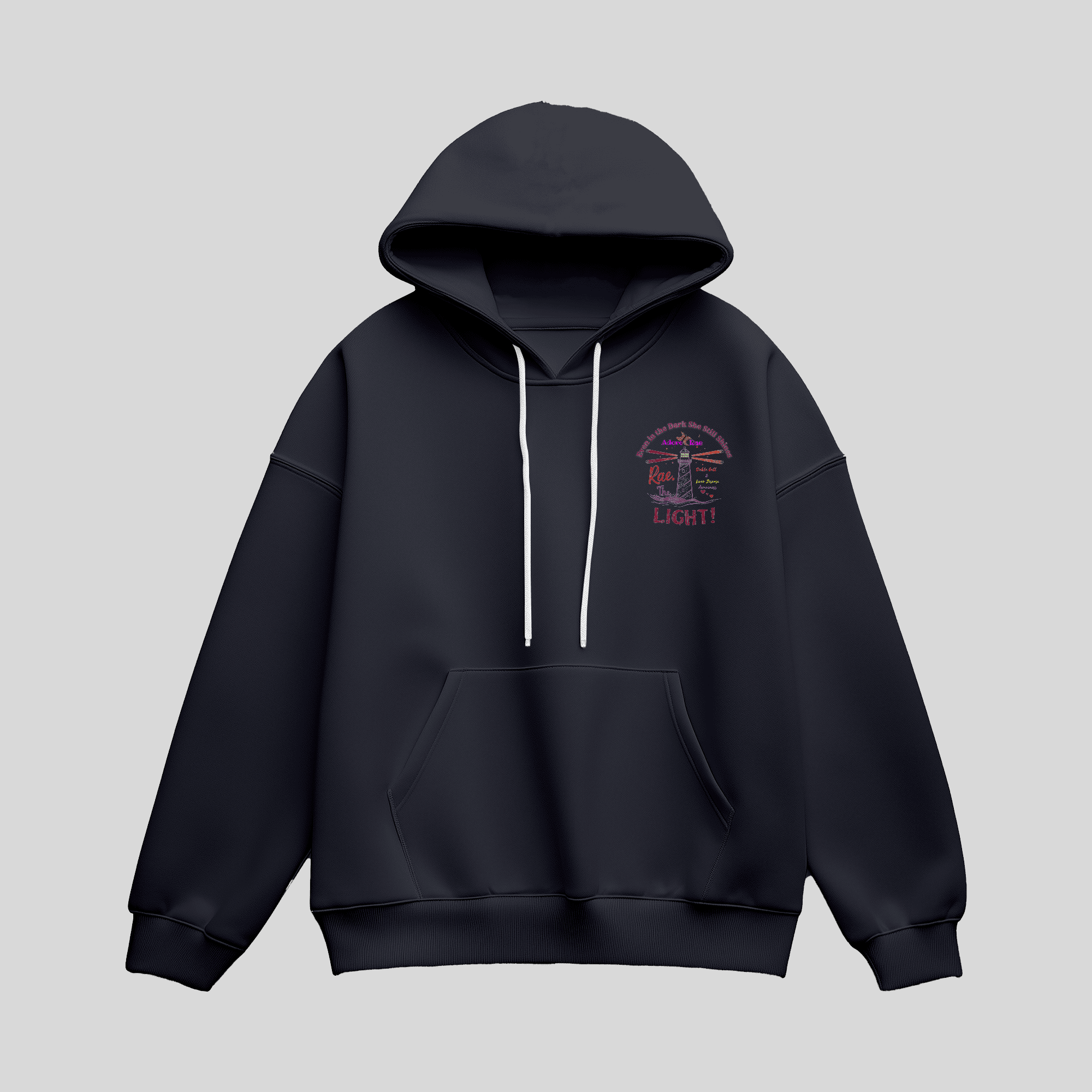 Ado're Rae The Light Hoodie - Black (Front)