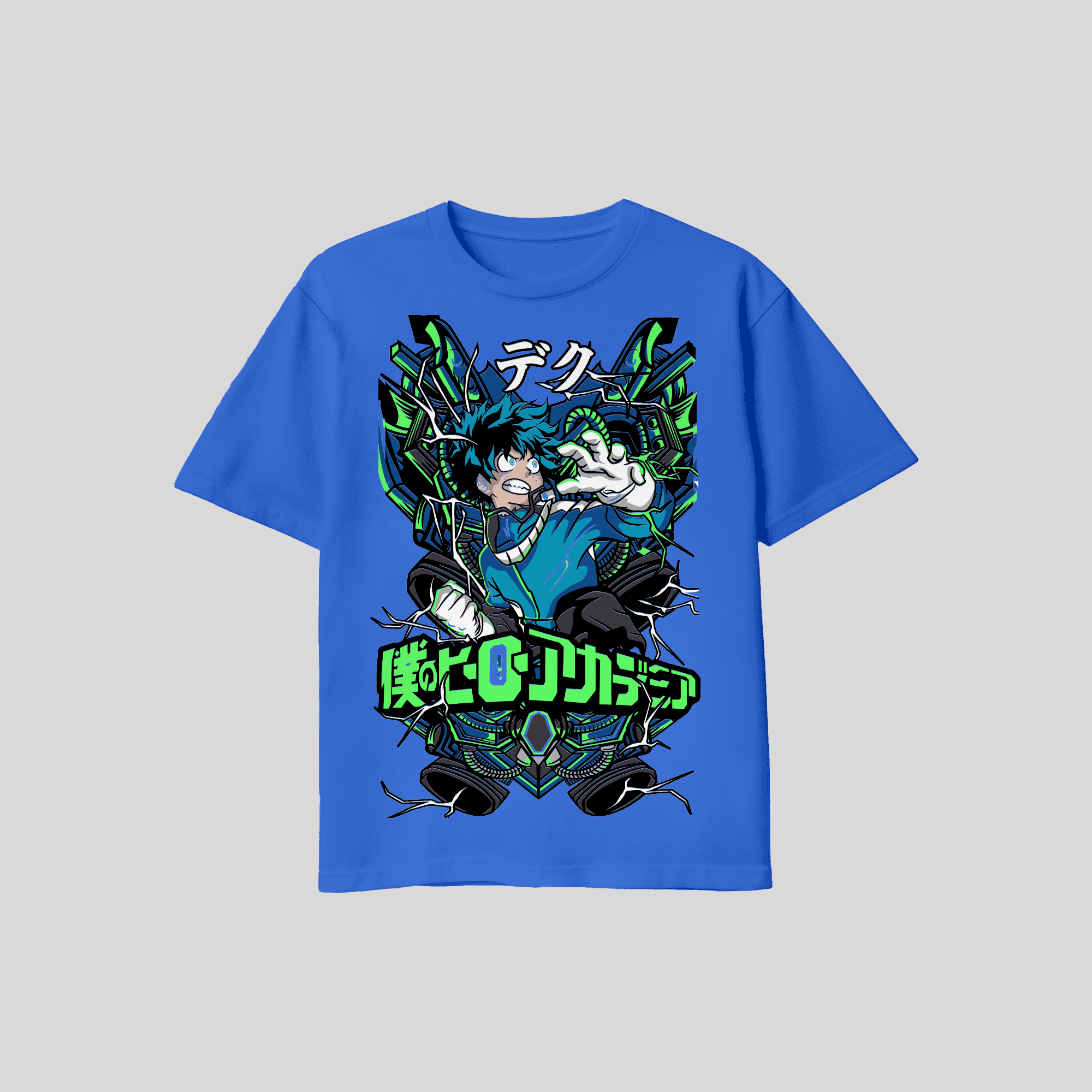 My Hero Academia Deku Kids Tee — Blue