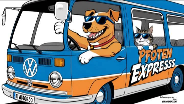 Dom's Pfotenexpress Fahrzeug