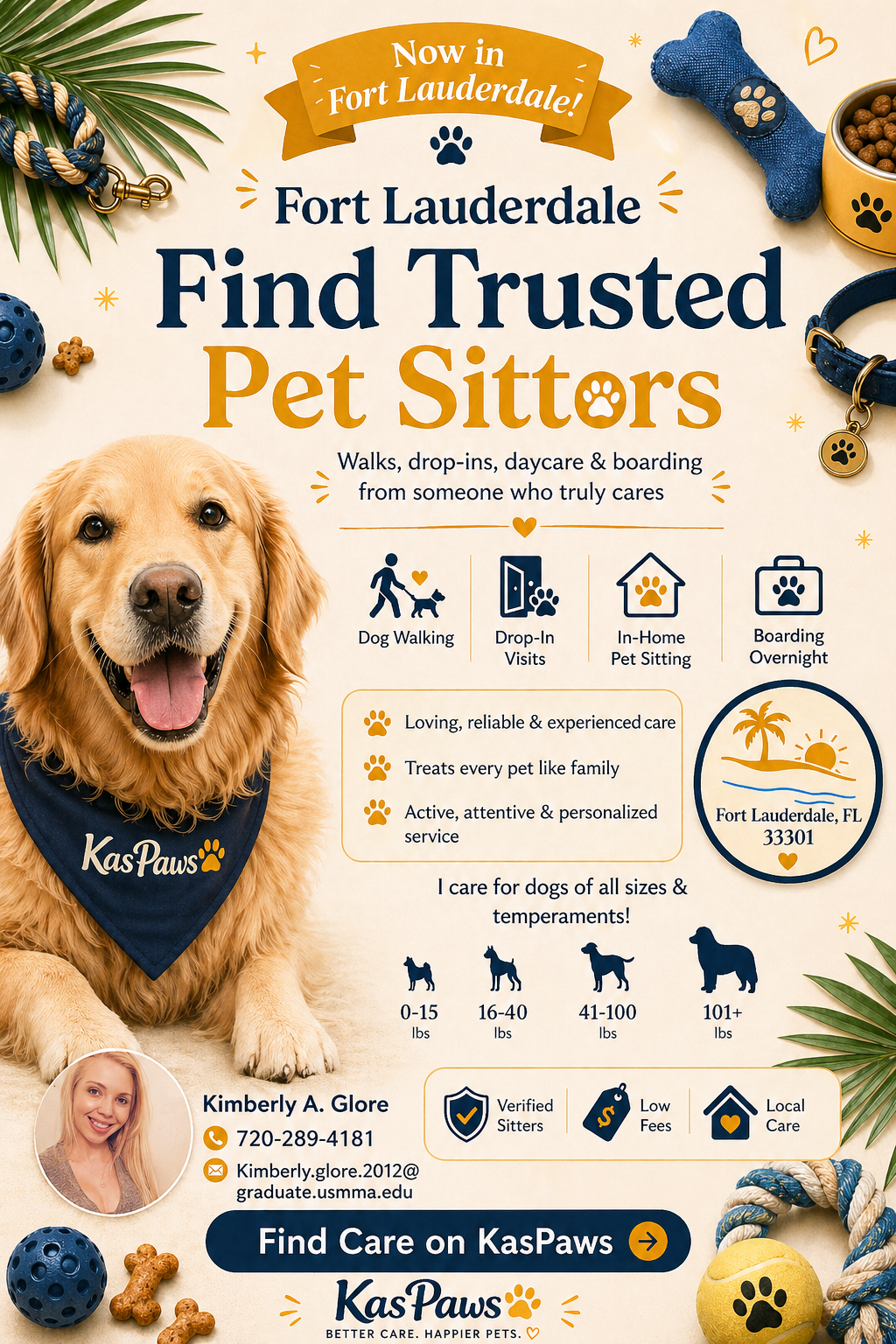 Featured Sitter campaign — Fort Lauderdale: Find Trusted Pet Sitters