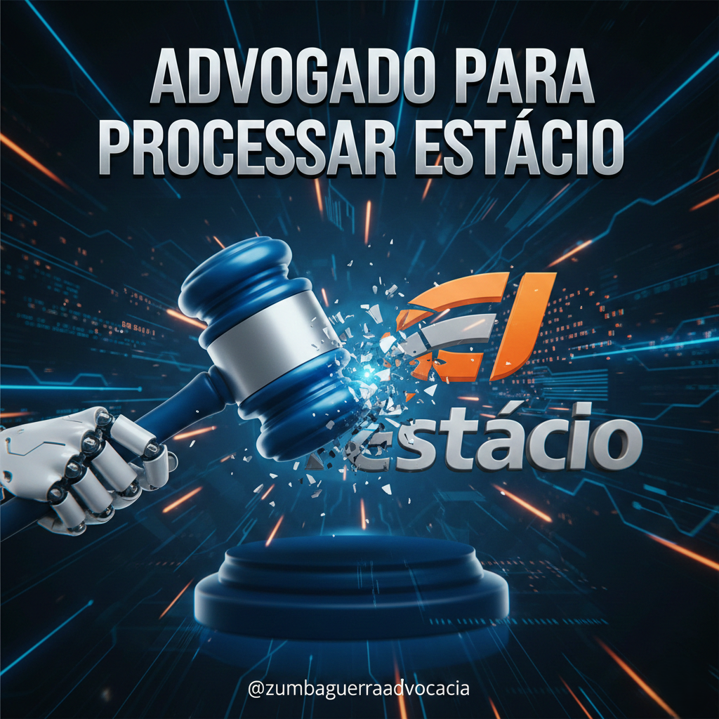 Advogado para processar estácio