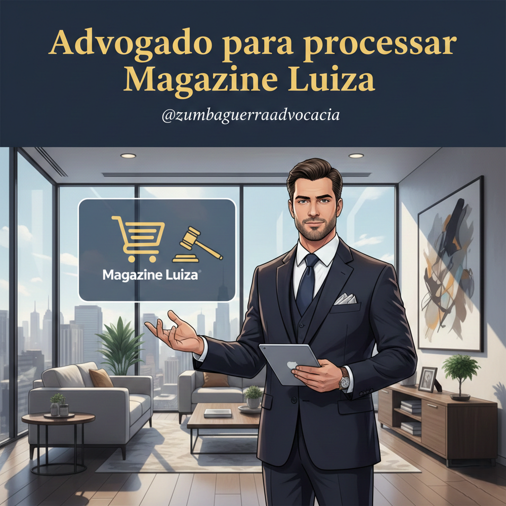 Advogado para processar magazine luiza