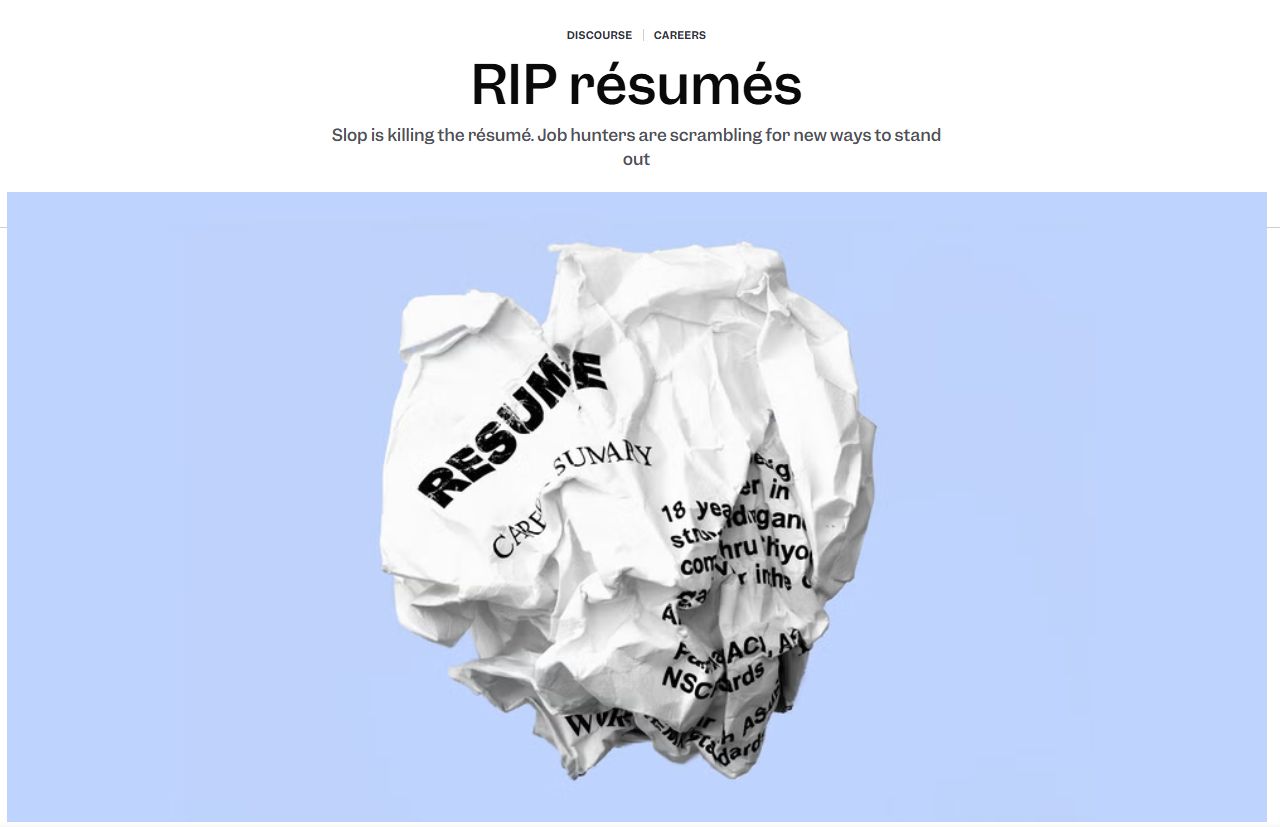 RIP Resumes