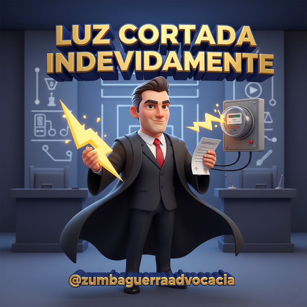 Luz cortada indevidamente