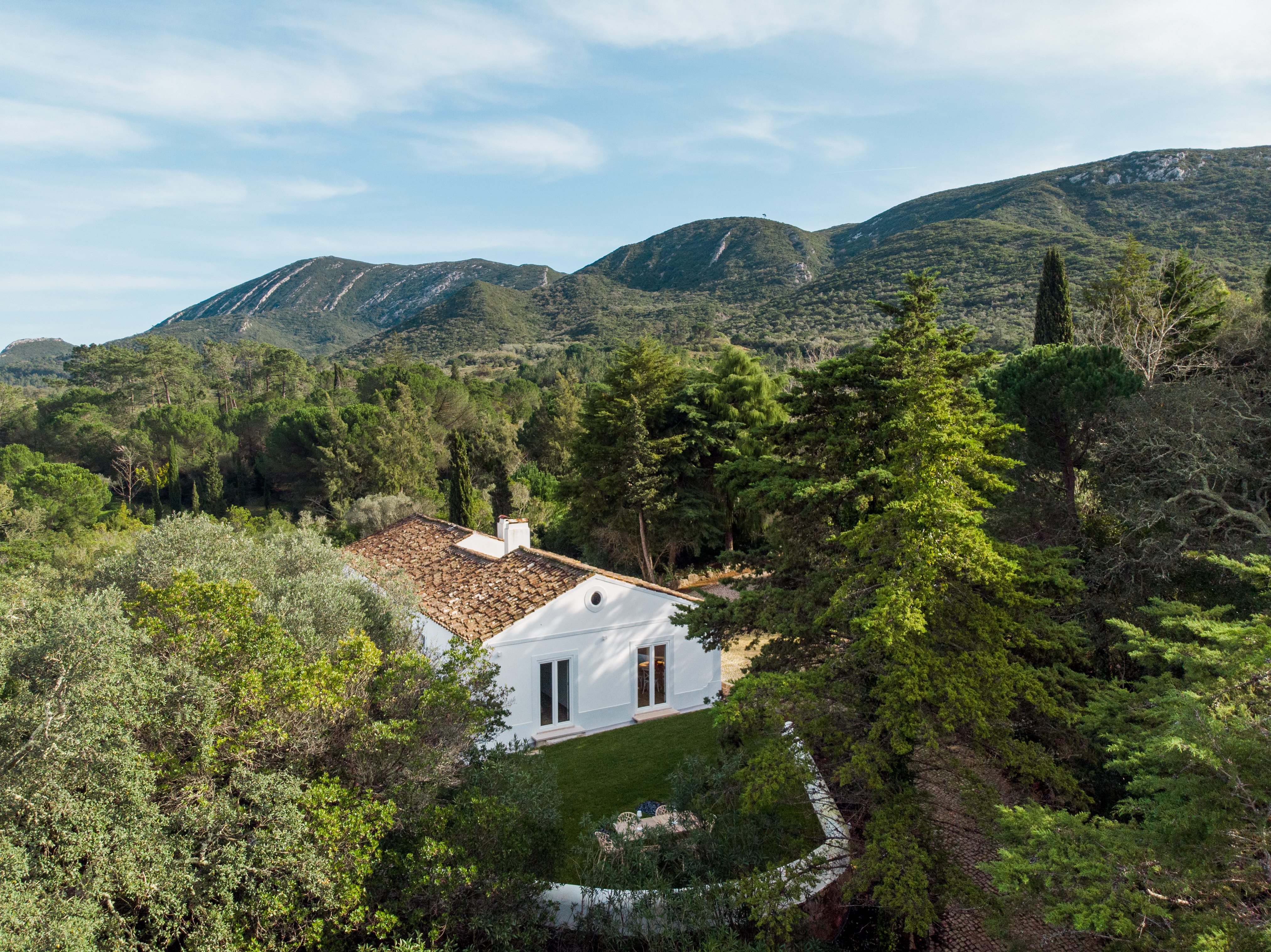 Aerial view of Wood Oven House I