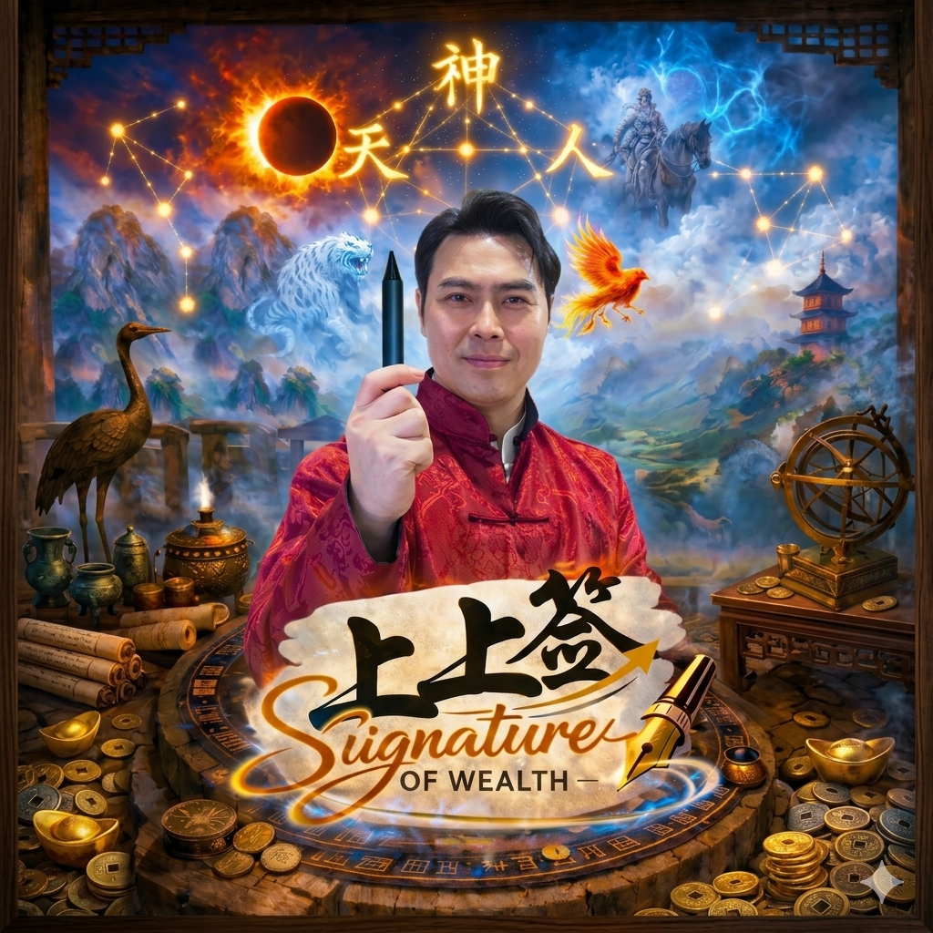 Signature of Wealth - Chinese Calligraphy