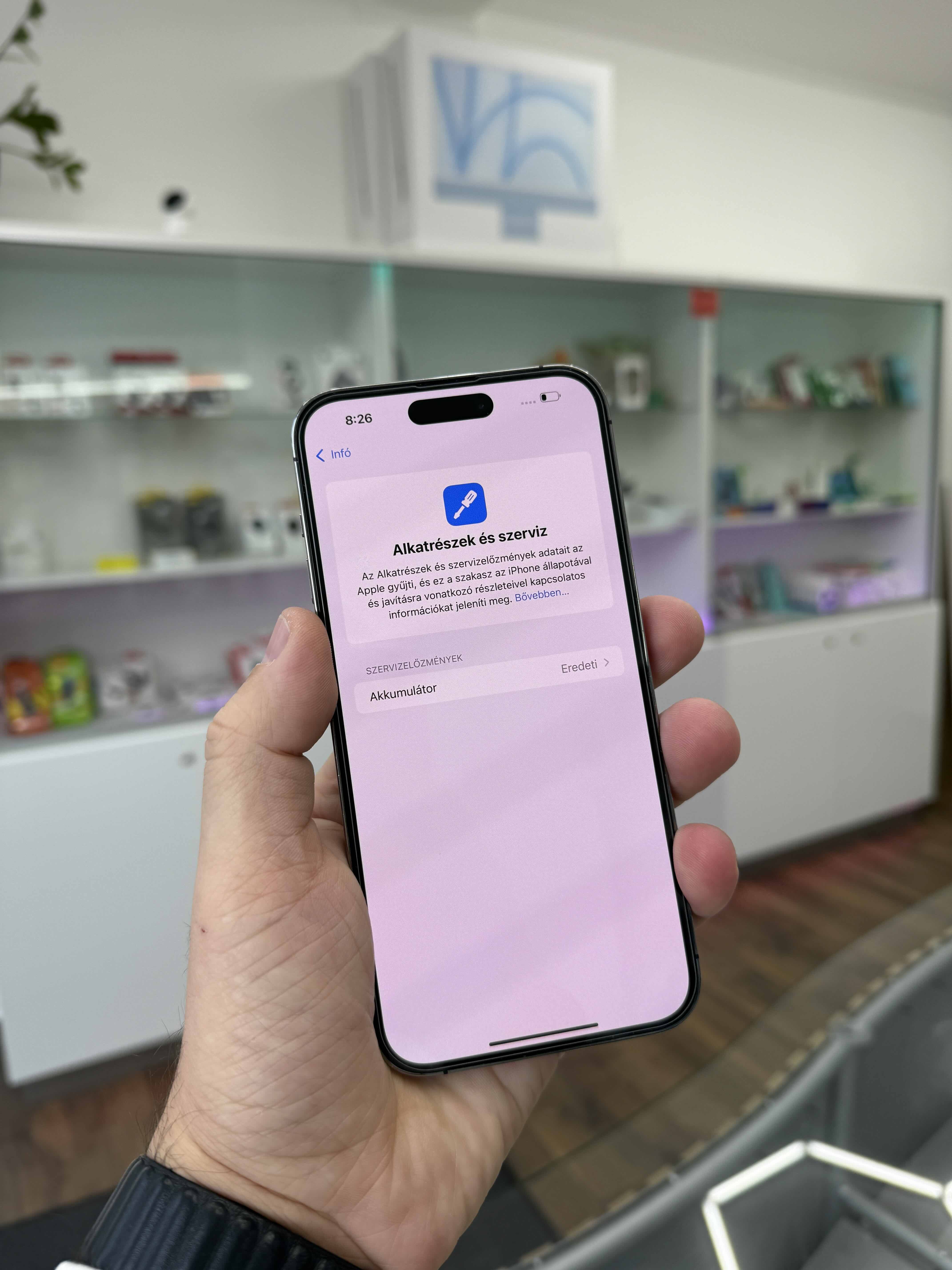 Gyári iPhone akkumulátorcsere a NorbiPhone szervizében Orosházán
