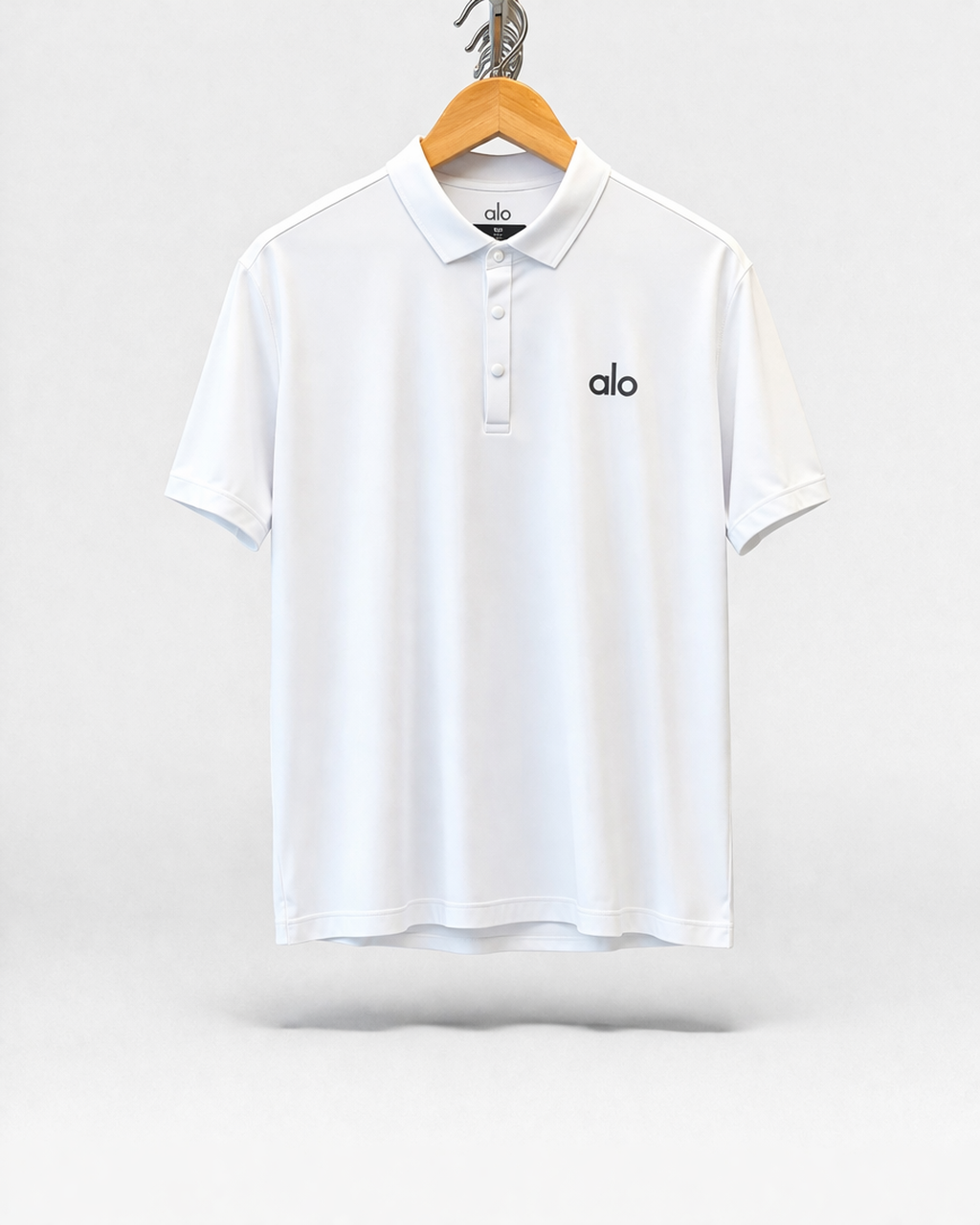 Camiseta Polo Alo Yoga Blanco