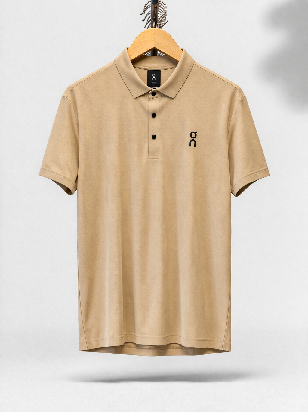 Camiseta Polo On Running Beige