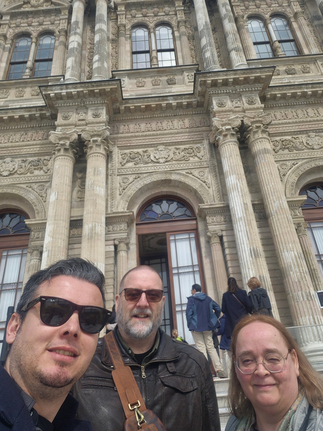 Tour guests in front of Dolmabahçe Palace, Istanbul 2026