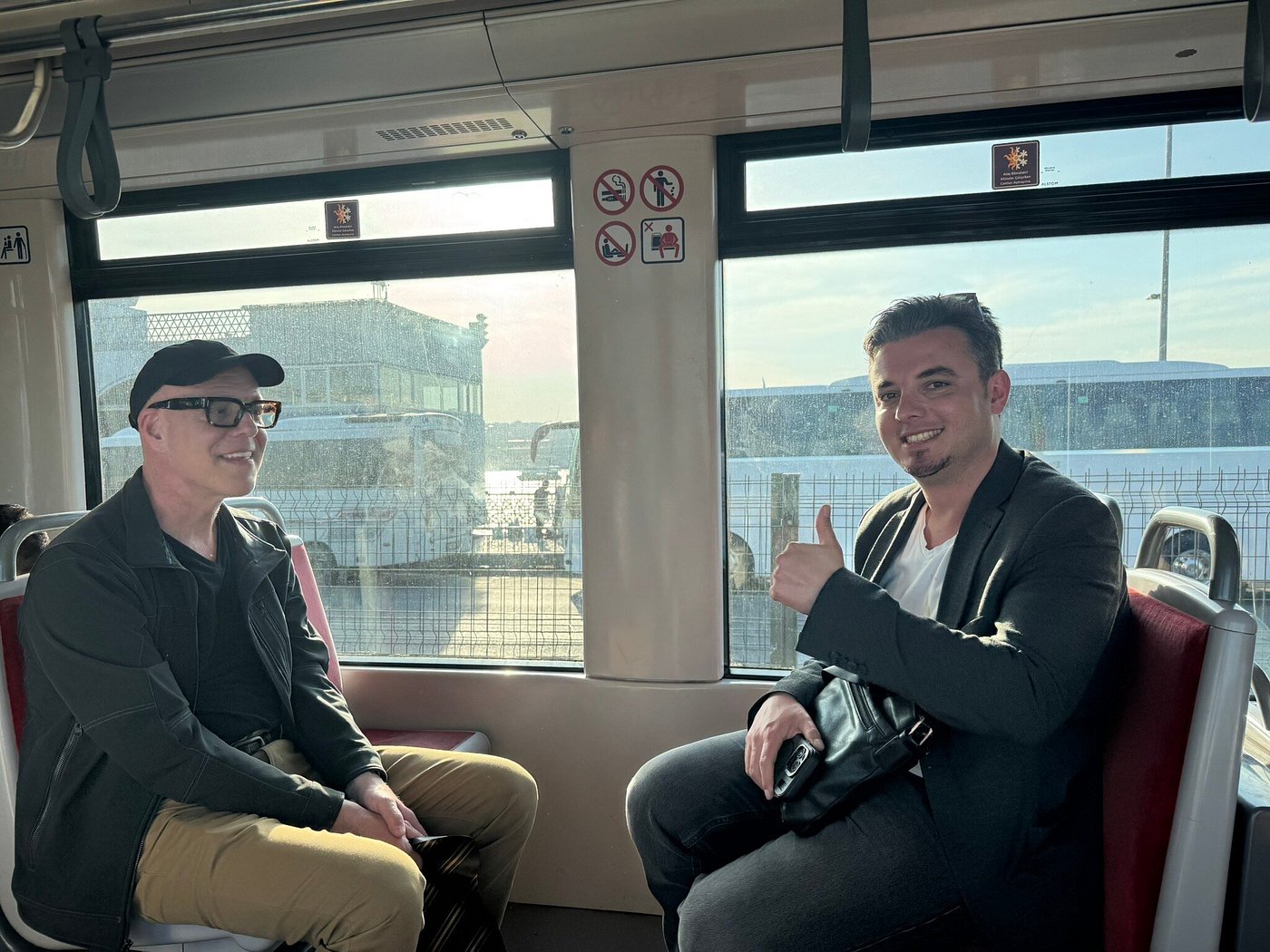 Tour guests on the iconic Istanbul tram, 2026