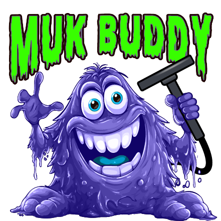 Muk Buddy logo — reusable wet/dry vac bag and shop vacuum filter brand