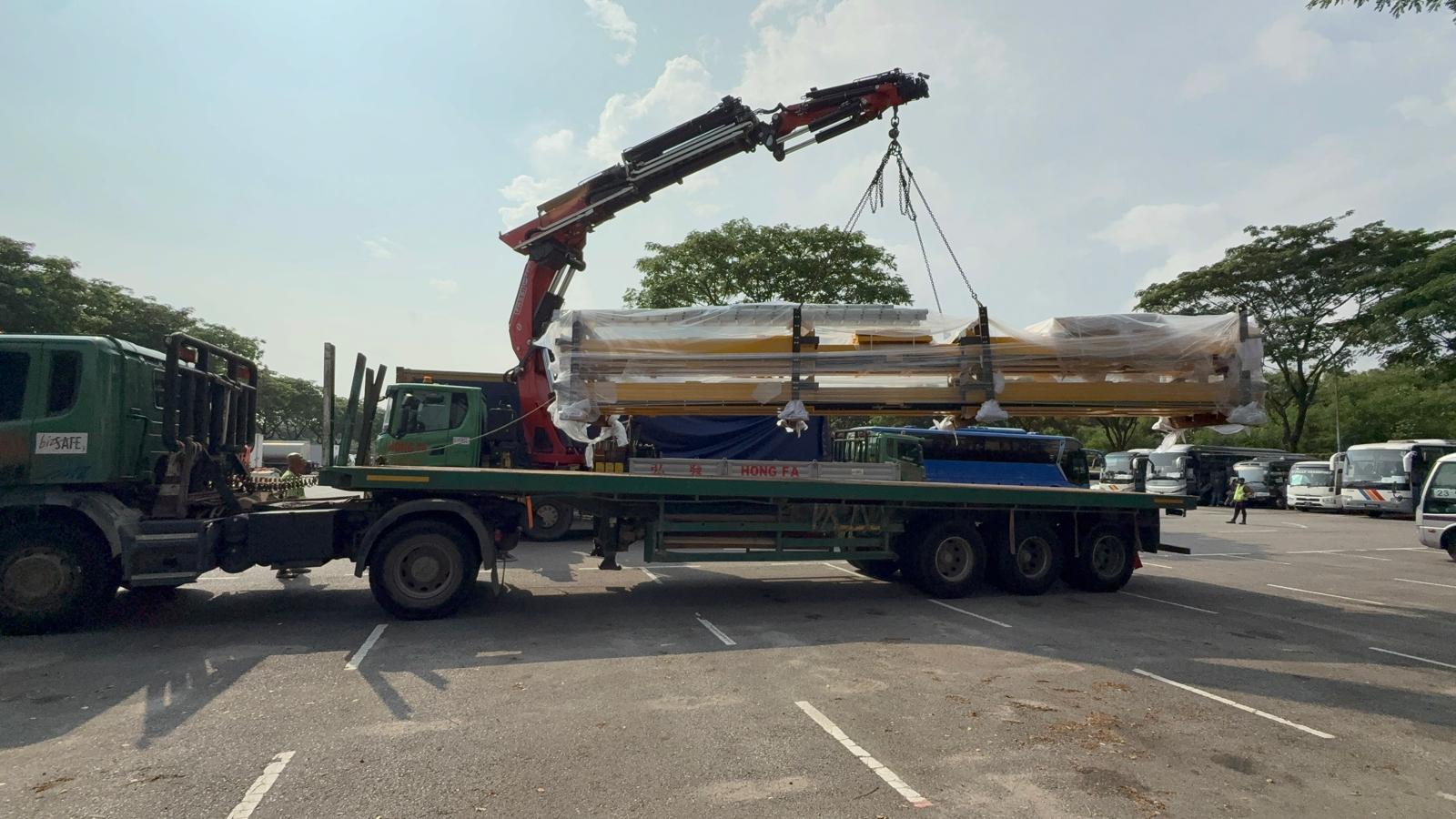 Industrial Cargo Crane Operations