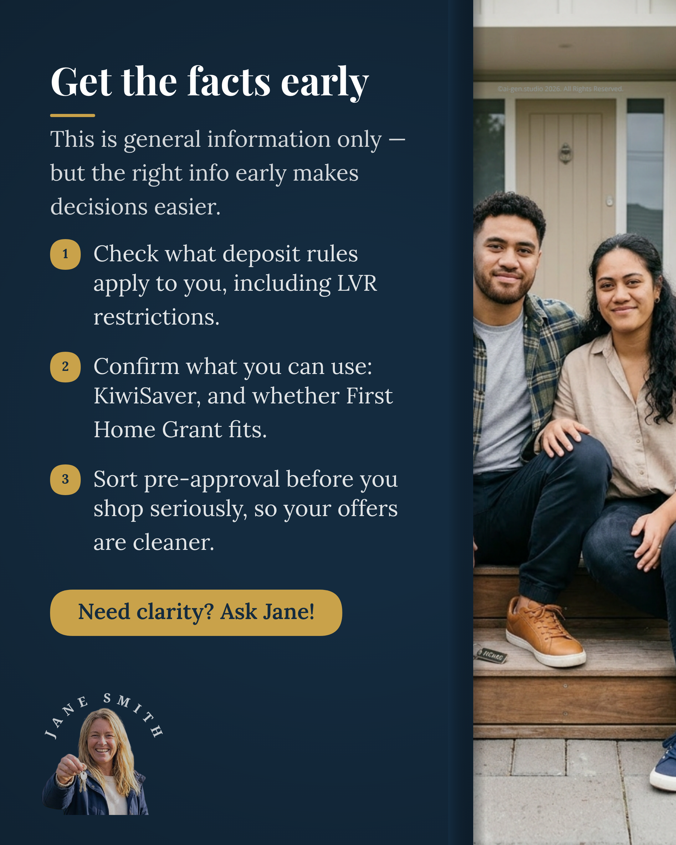 Client story — Get the facts early