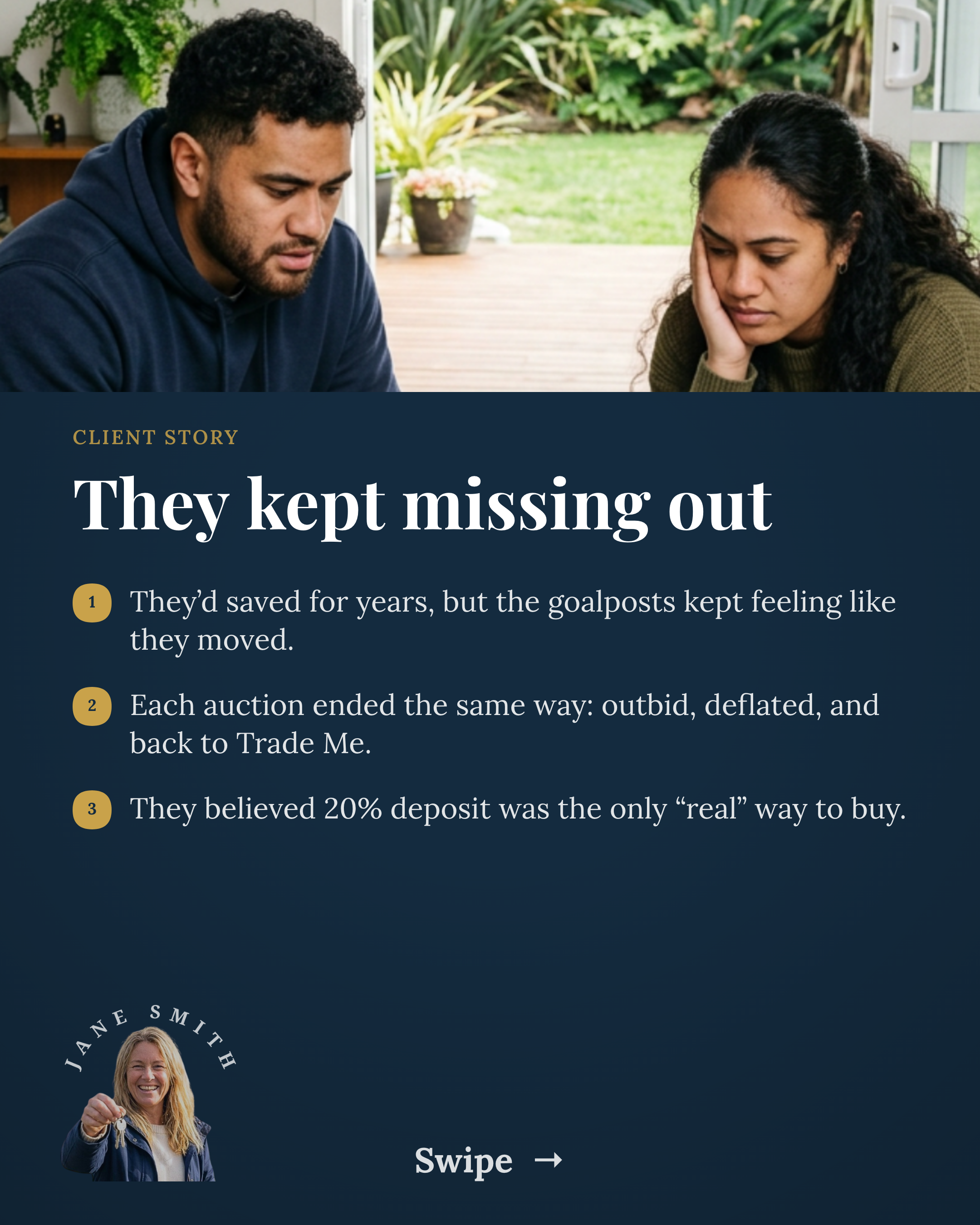 Client story — They kept missing out