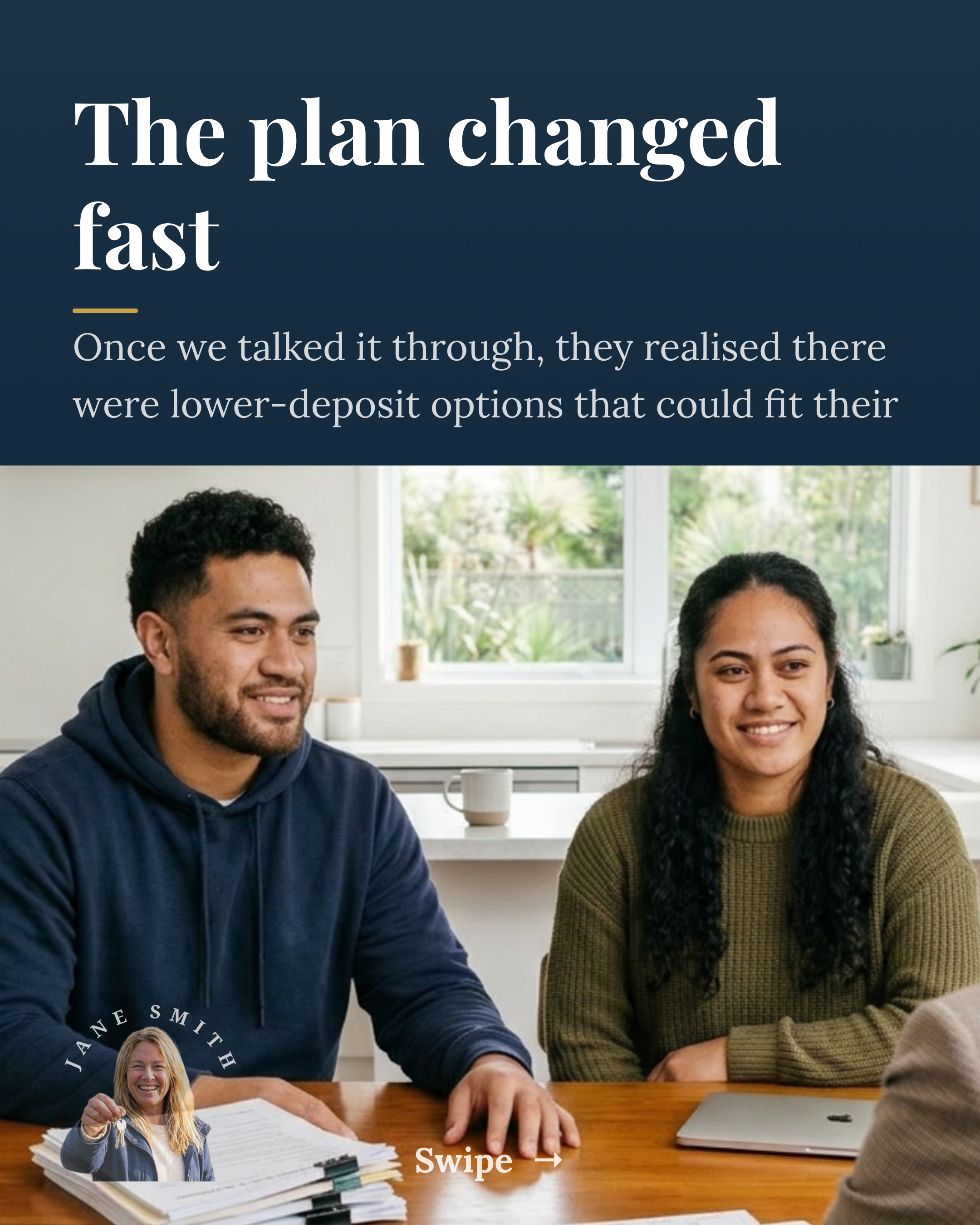 Client story — The plan changed fast