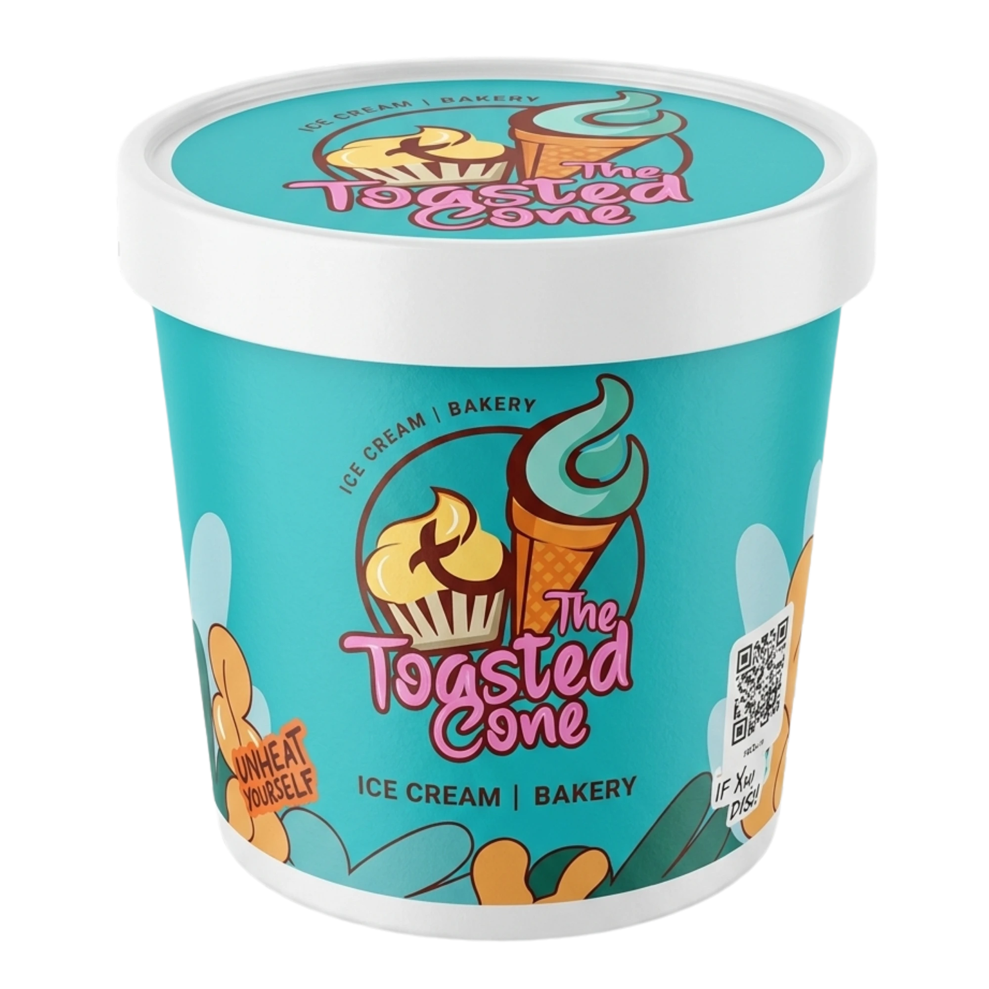 The Toasted Cone ice cream pint