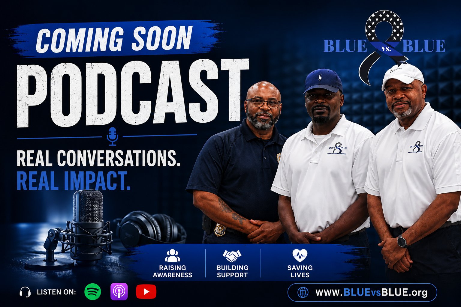 Blue vs Blue Podcast — Coming Soon