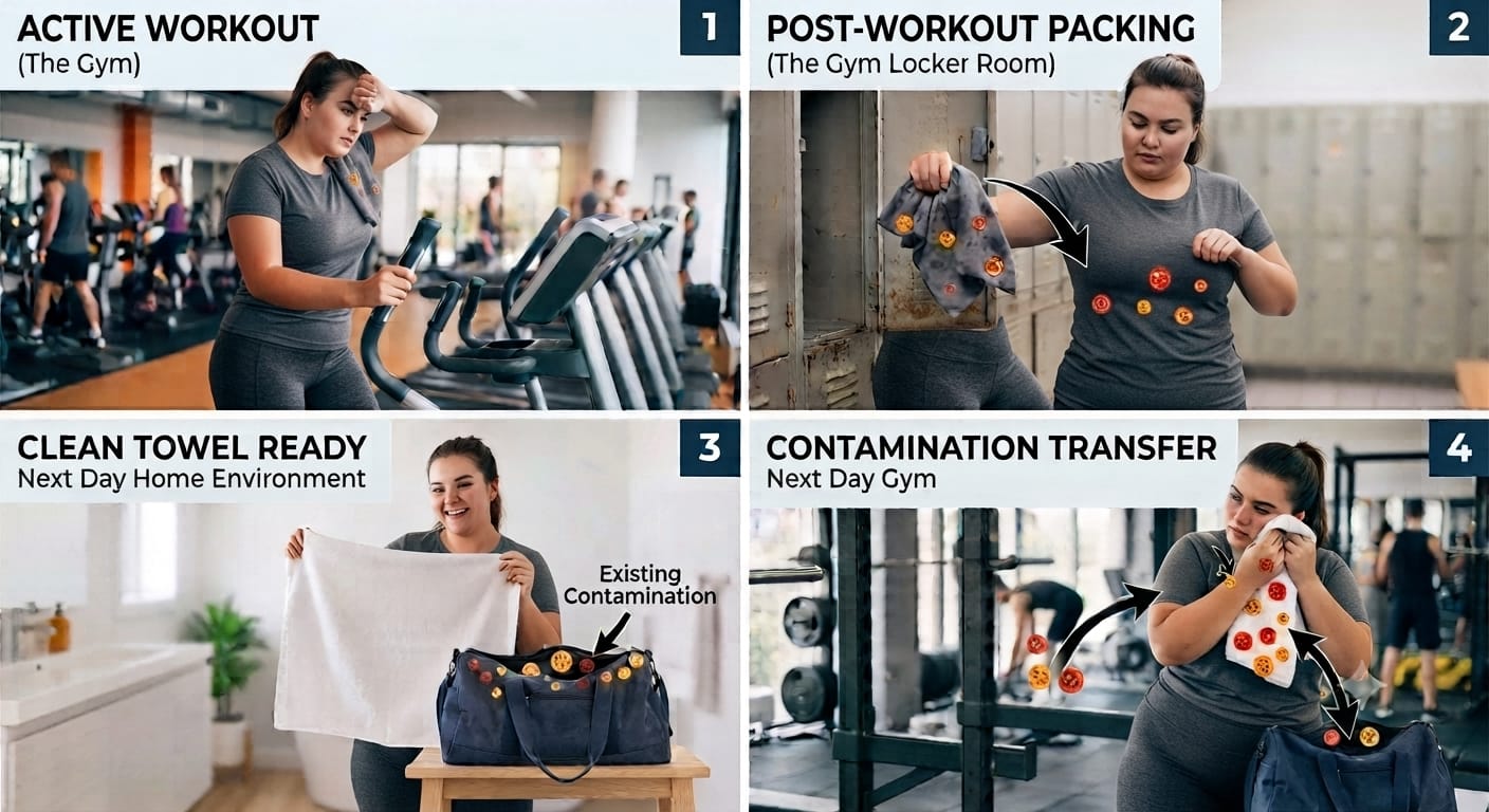 FitZo gym hygiene towel sachet