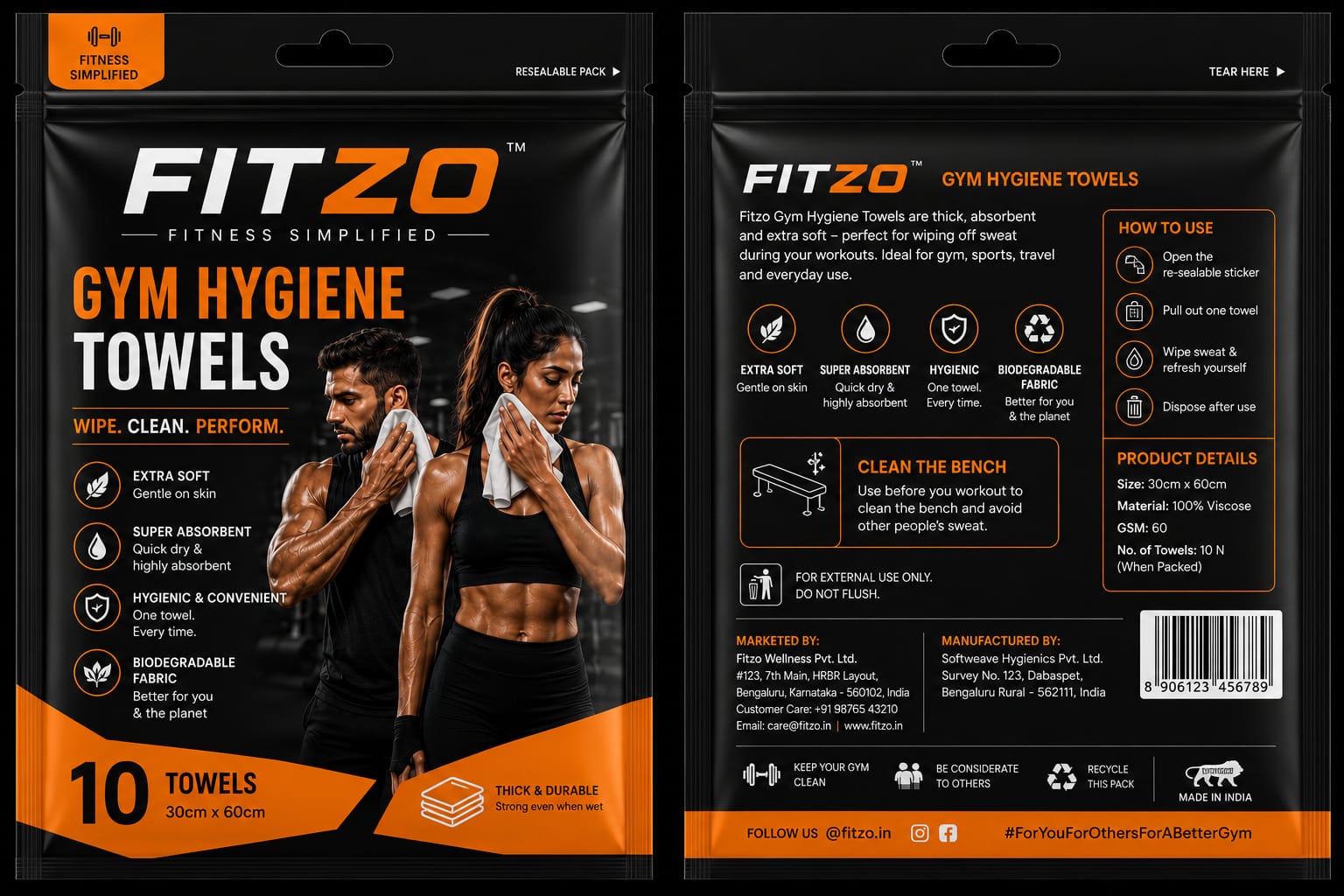 FitZo 4-step usage process