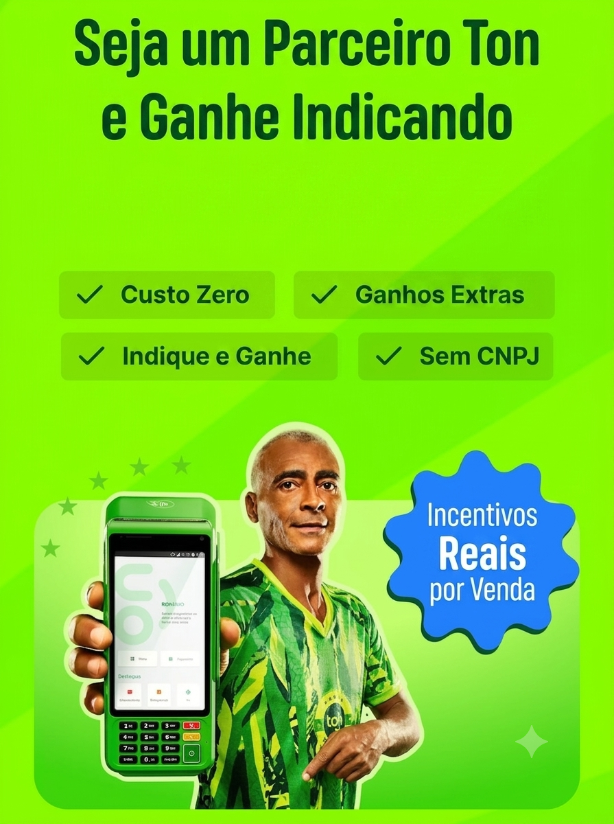 Parceiro Ton — indique maquininhas e ganhe