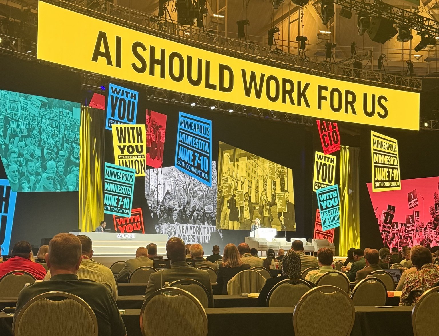 AI Should Work For Us — AFL-CIO 30th Constitutional Convention, Minneapolis