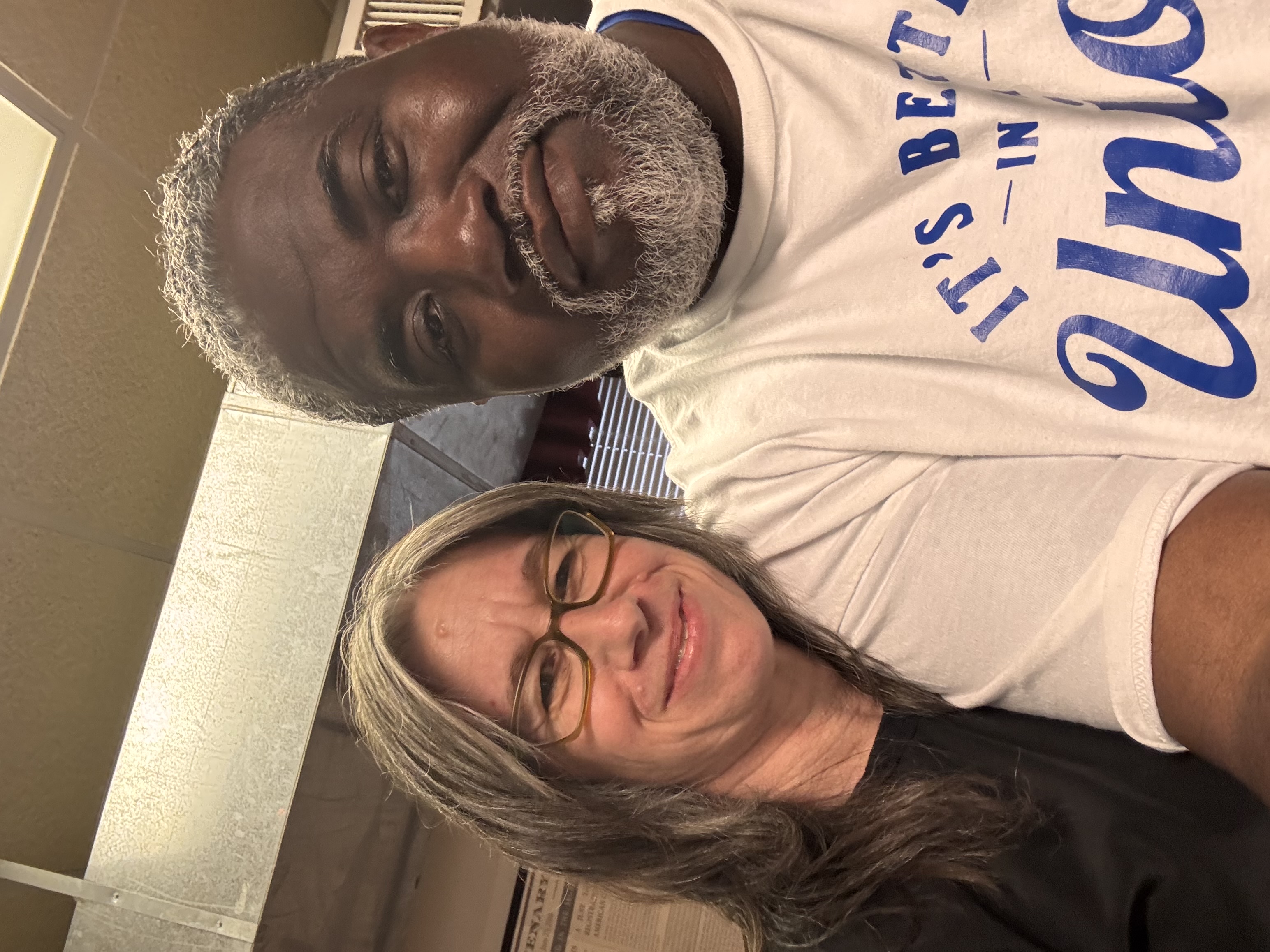 President Kevin Bradshaw and Labor South's Melinda Wiggins at the historic Centenary United Methodist Church in Memphis — building the partnership.