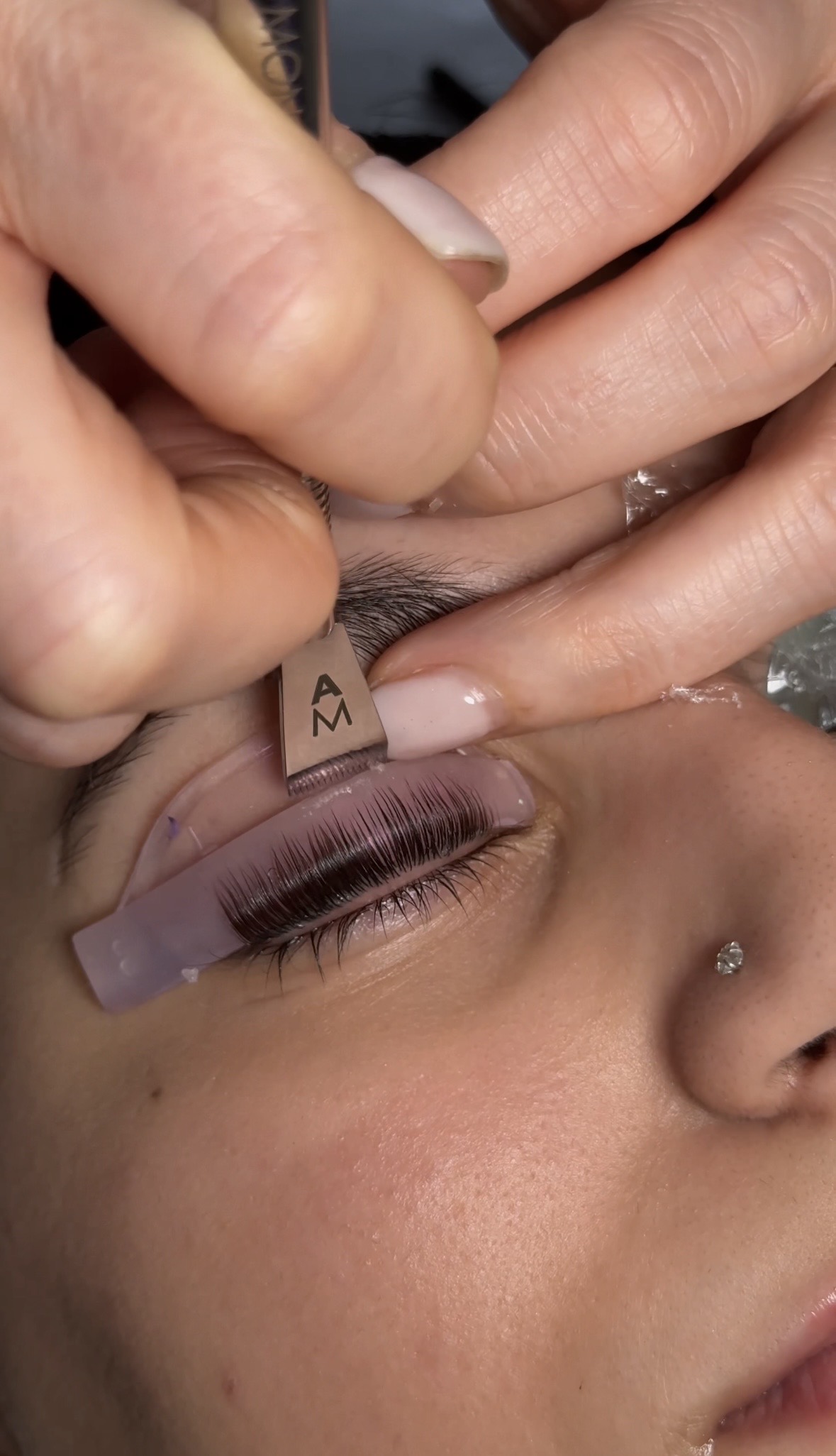 Korean lash lift results Fulham London - soft natural lift