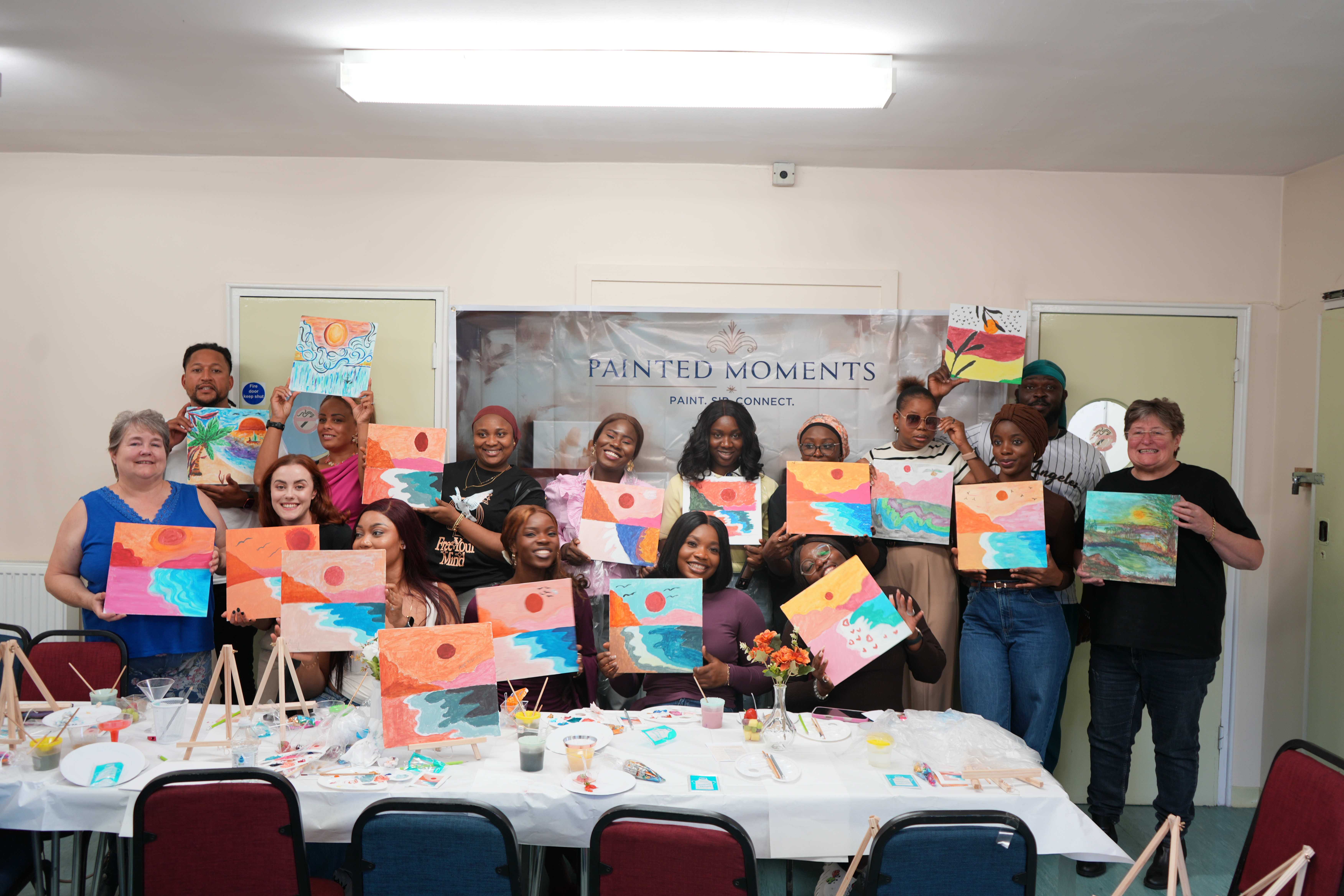 Painted Moments group photo