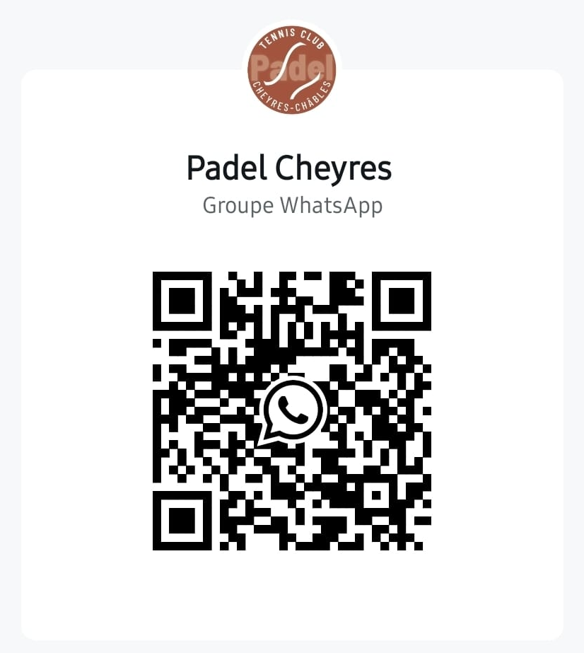 QR Code WhatsApp Padel Cheyres