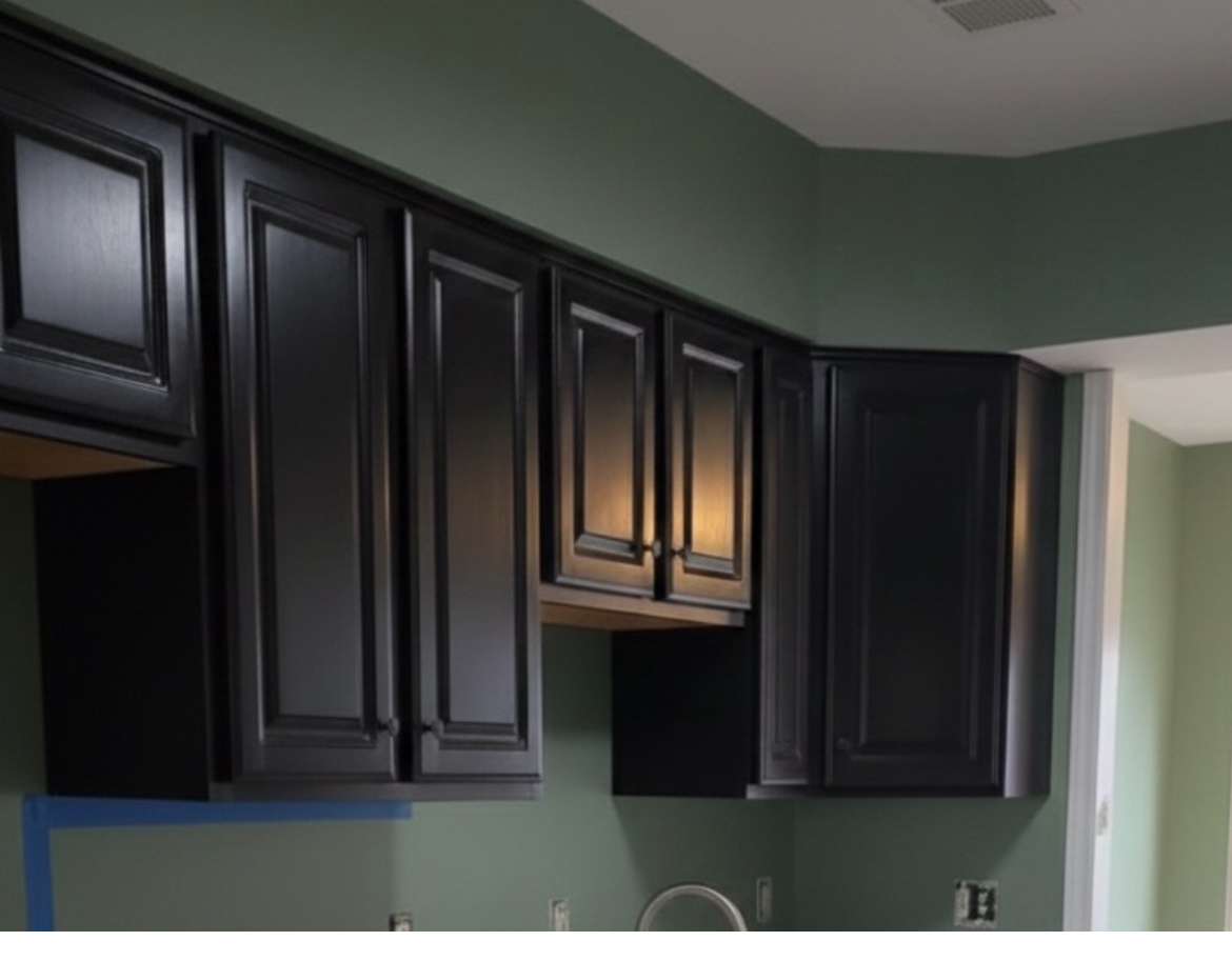 Black Cabinets Painting