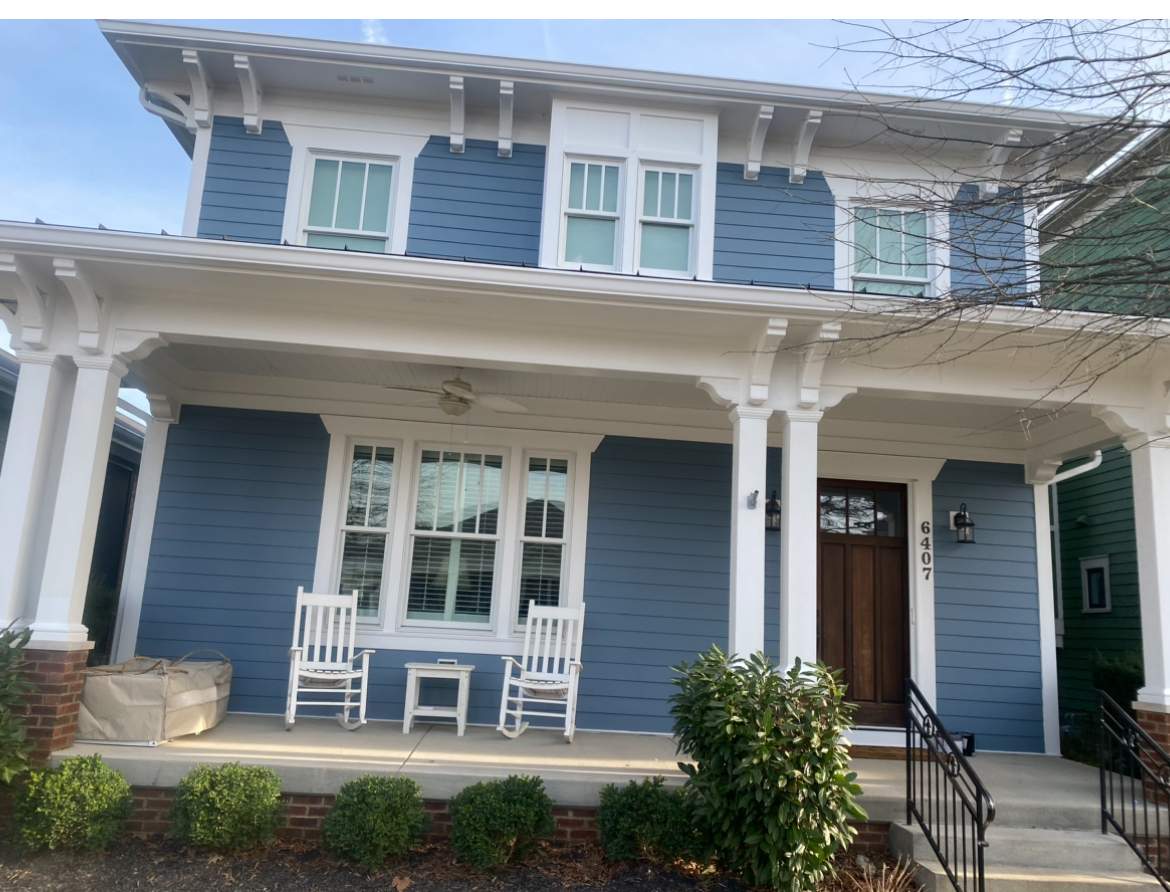 Blue House Exterior 2026
