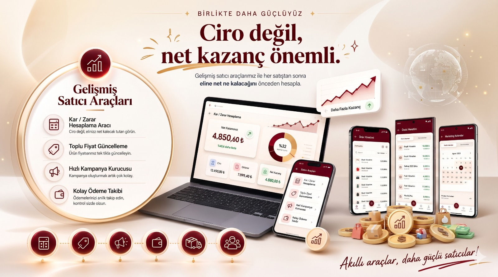 Gelişmiş Satıcı Araçları