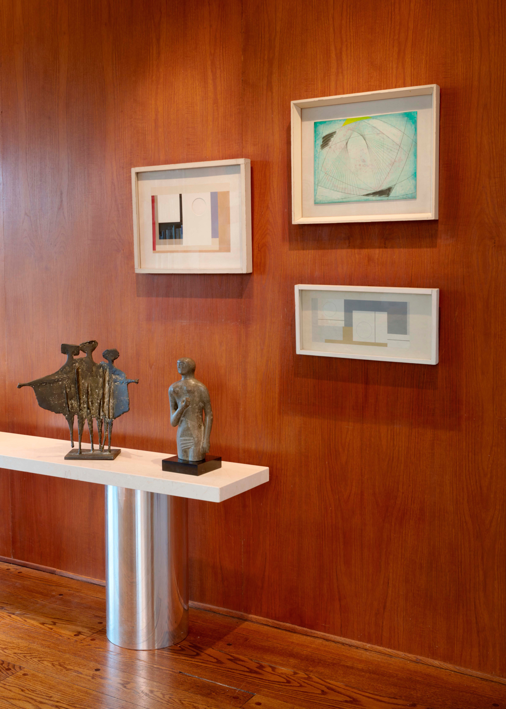 Documented installation of a museum-quality art collection