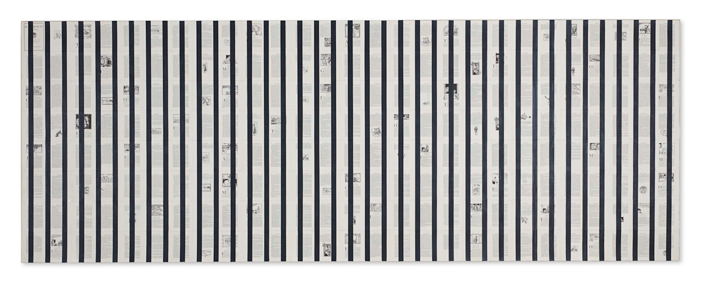 Reprographic imaging of a monumental collage