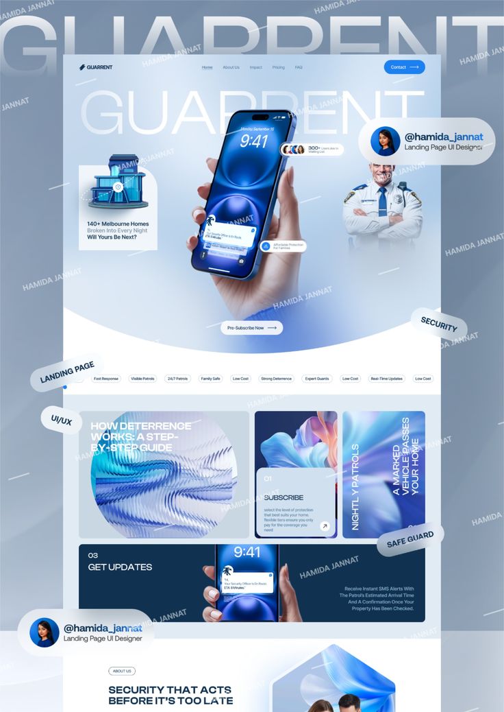 Guarrent - Security Website