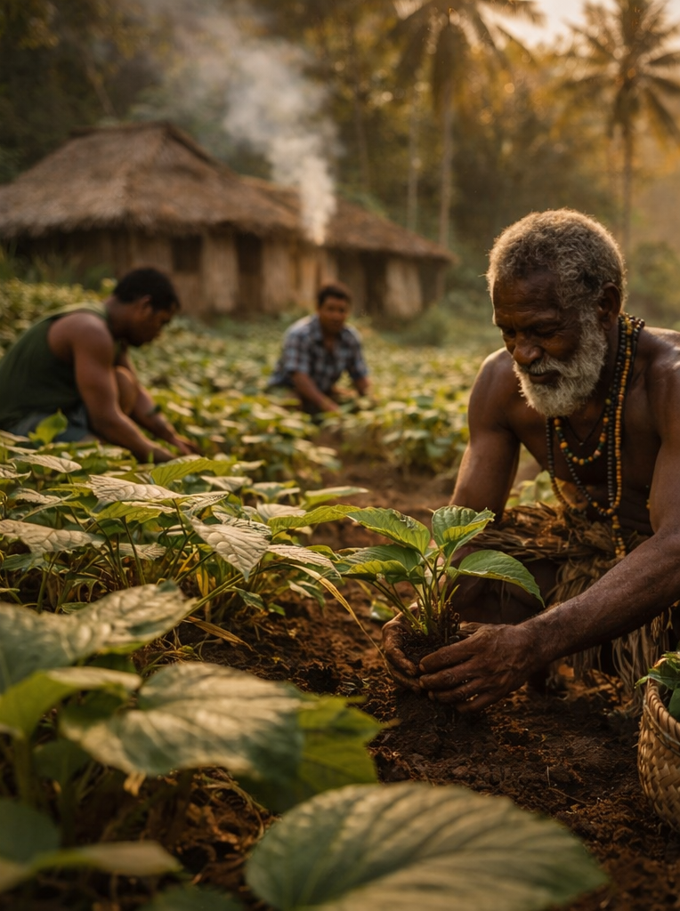 Tropical plant detail