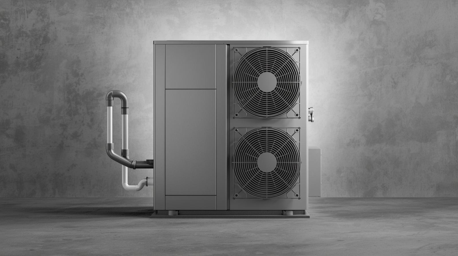 Moderne Wärmepumpe