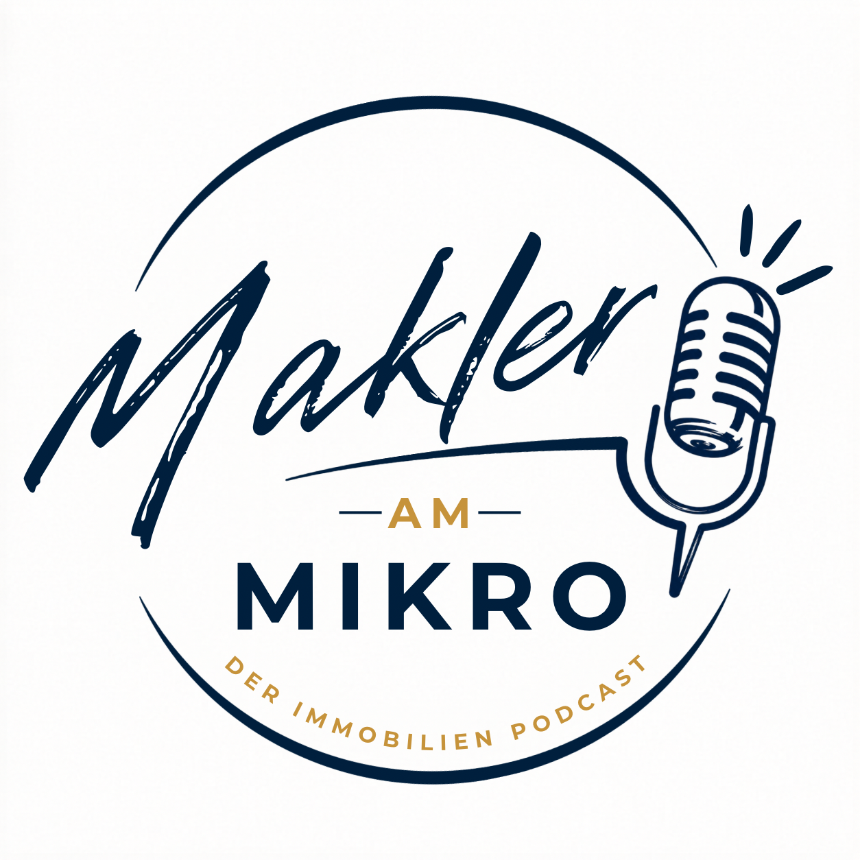 Offizielles Logo von Makler am Mikro, dem Immobilienmakler Podcast