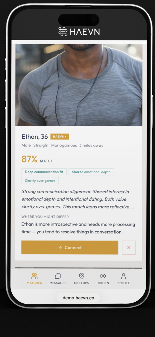 Connect if you want