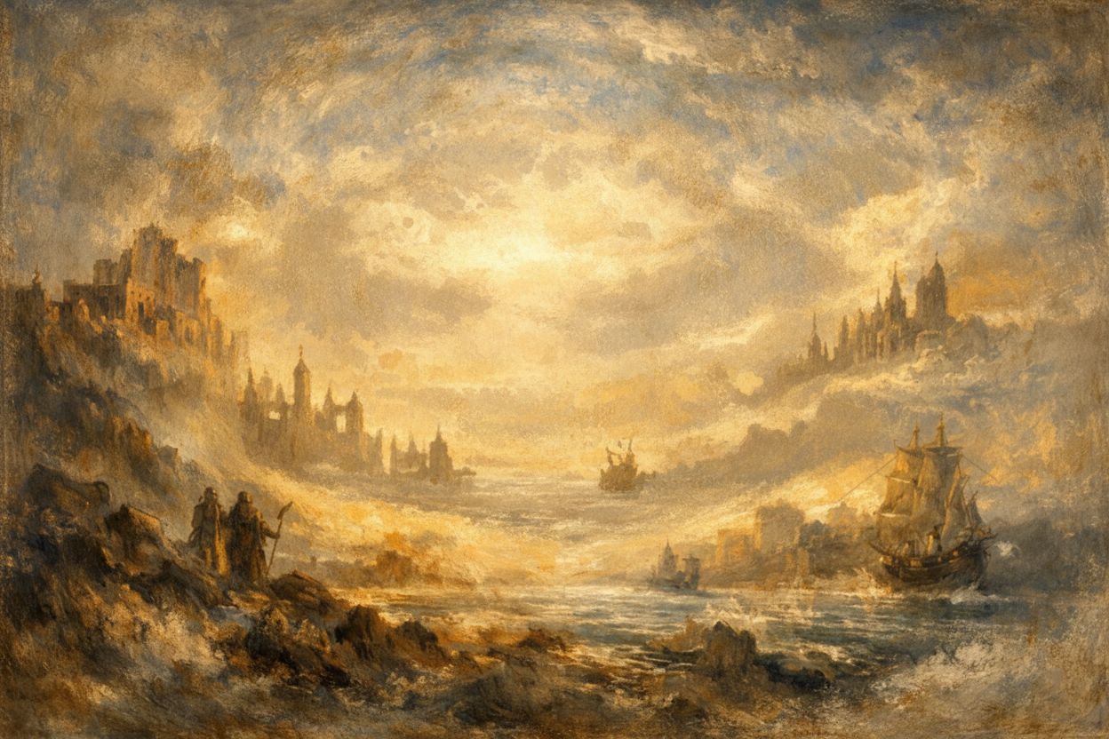 Atmospheric Fantasy Landscape